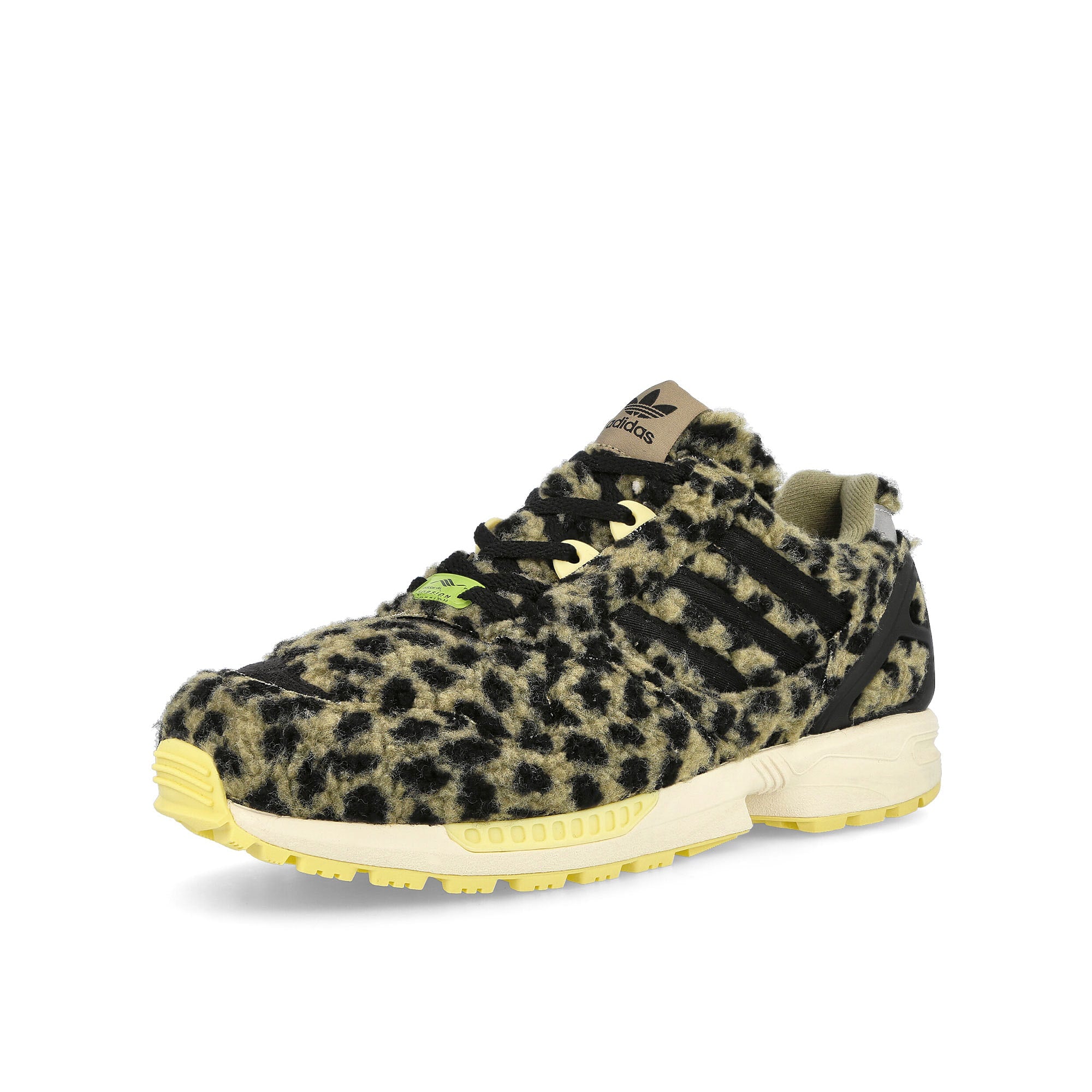 adidas ZX 9020 Orbit Green-Core Black-Almost Yellow Low Top Sneakers Close Up | Overkill