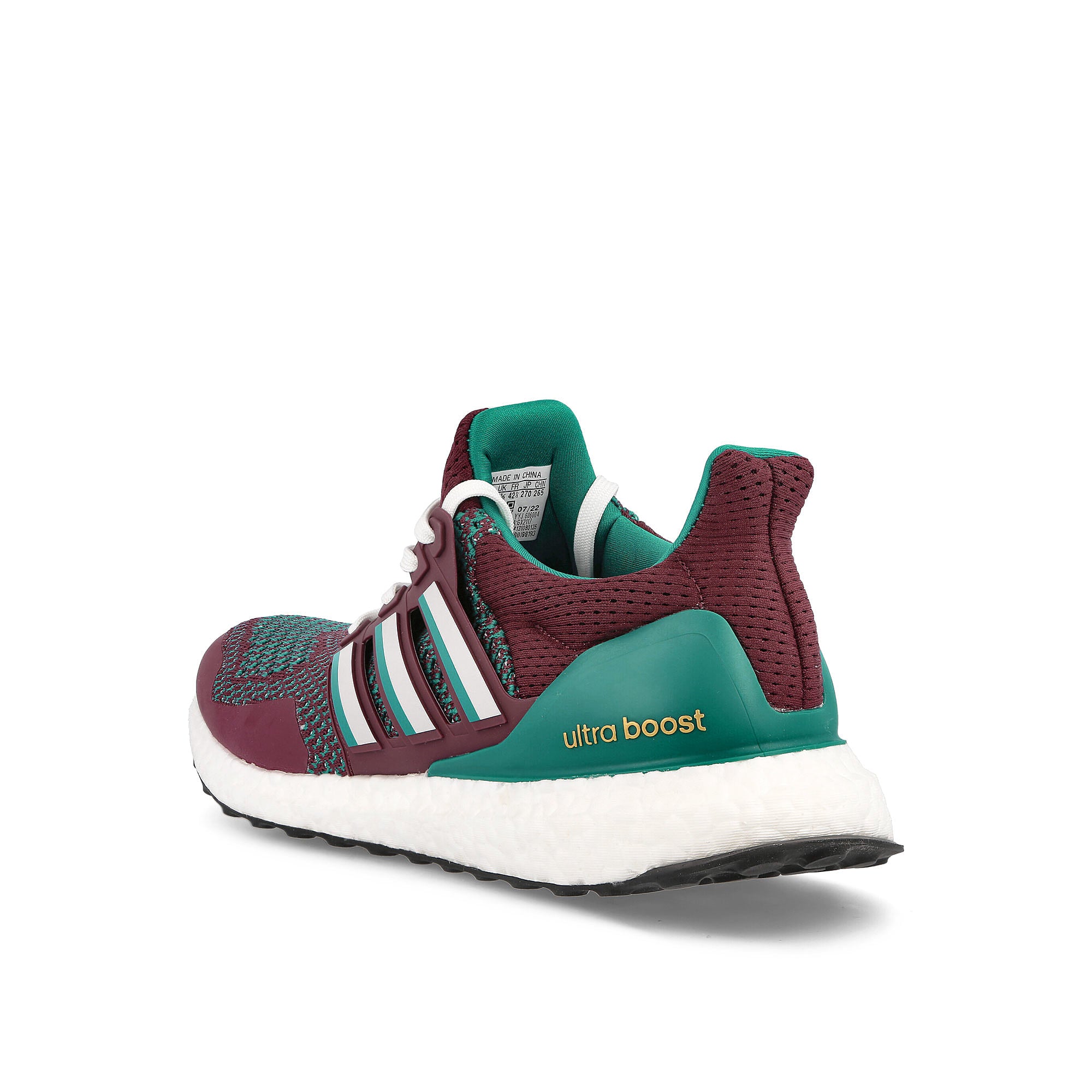 adidas Mighty Ducks Jesse Hall x adidas UltraBOOST 1.0 DNA Maroon-Dash Grey-Equipment Green Low Top Sneakers Material | Overkill