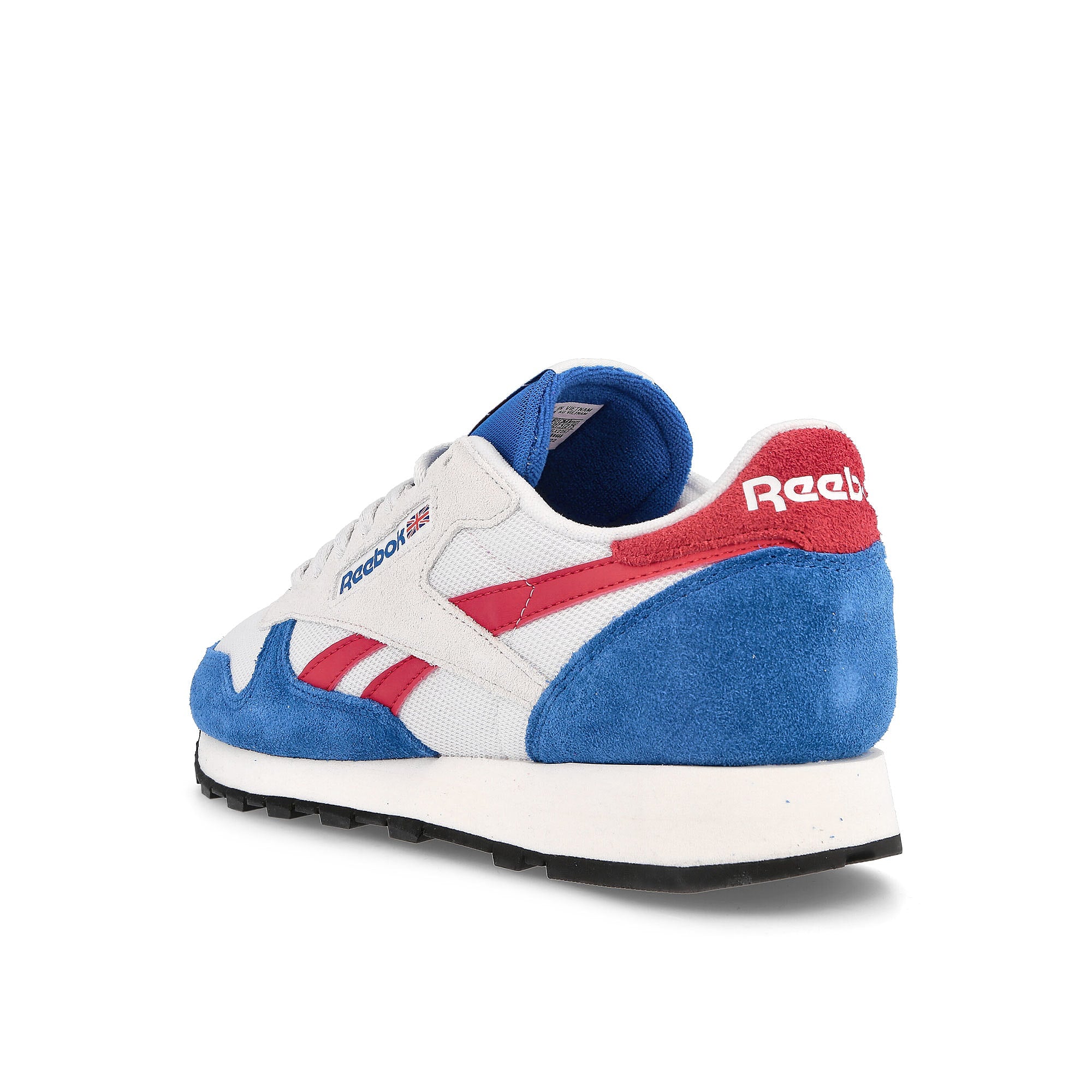Reebok classic leather Vector Blue / Footwear White / Vector Red Sneakers Material | Overkill