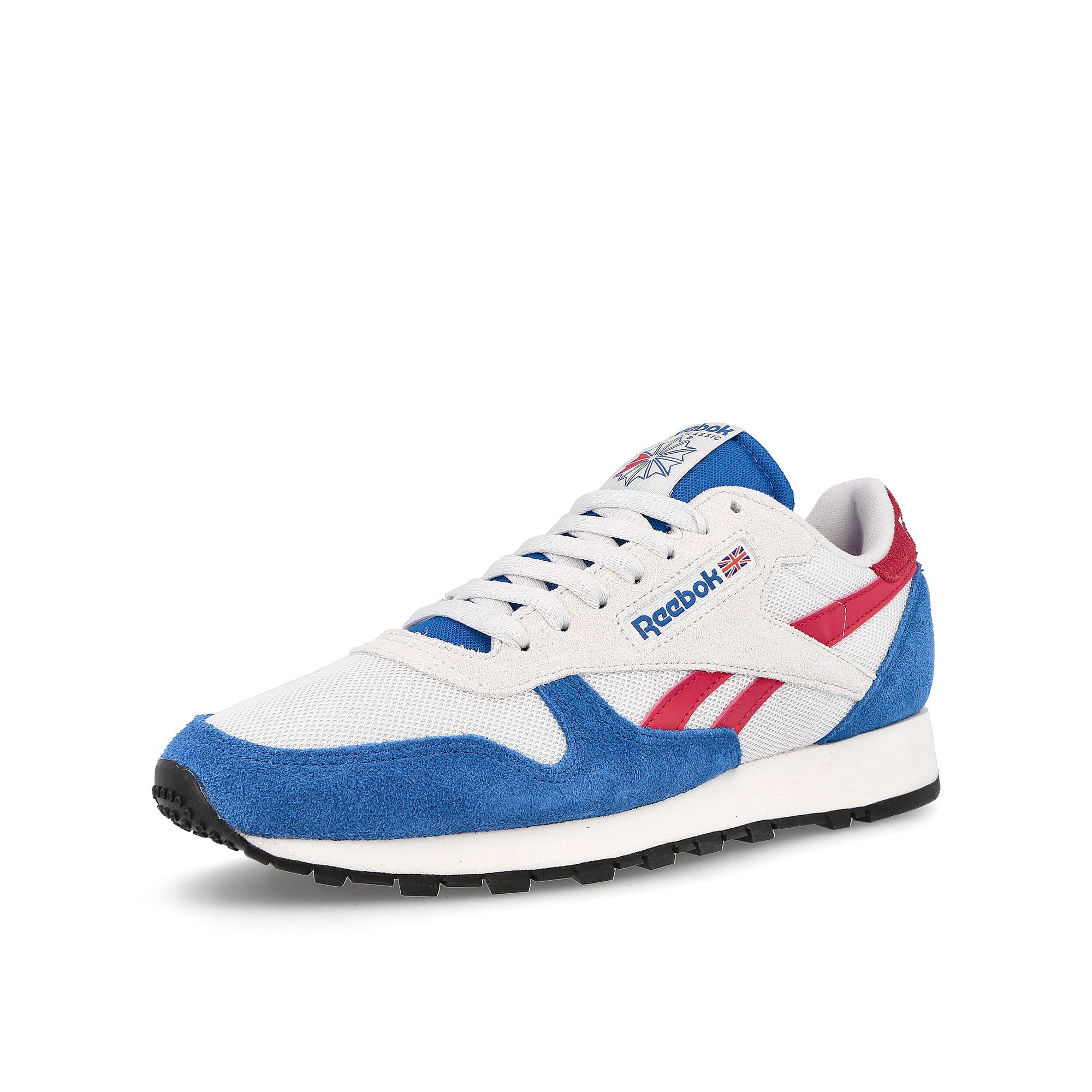 Reebok classic leather Vector Blue / Footwear White / Vector Red Sneakers Close Up | Overkill