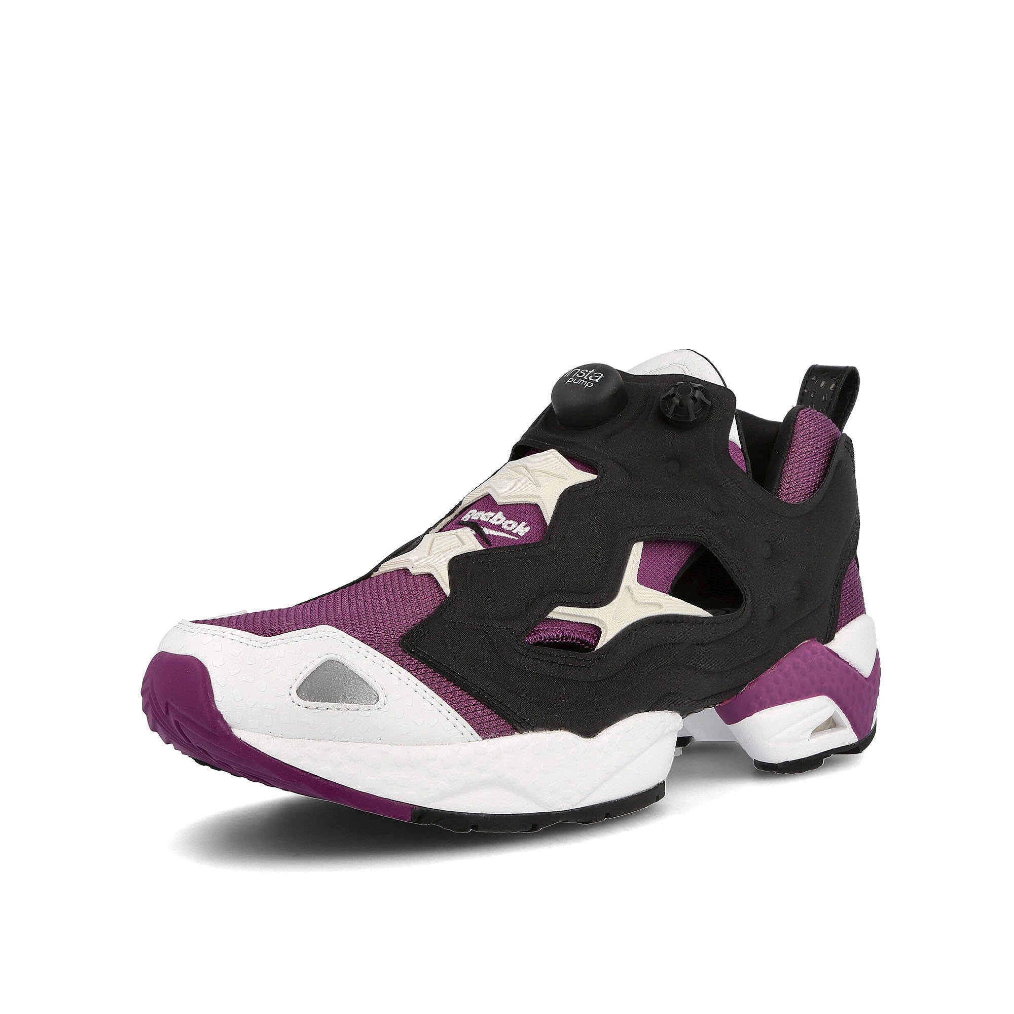 Reebok instapump fury 95 Aubergine-Core Black-Footwear White Sneakers Close Up | Overkill