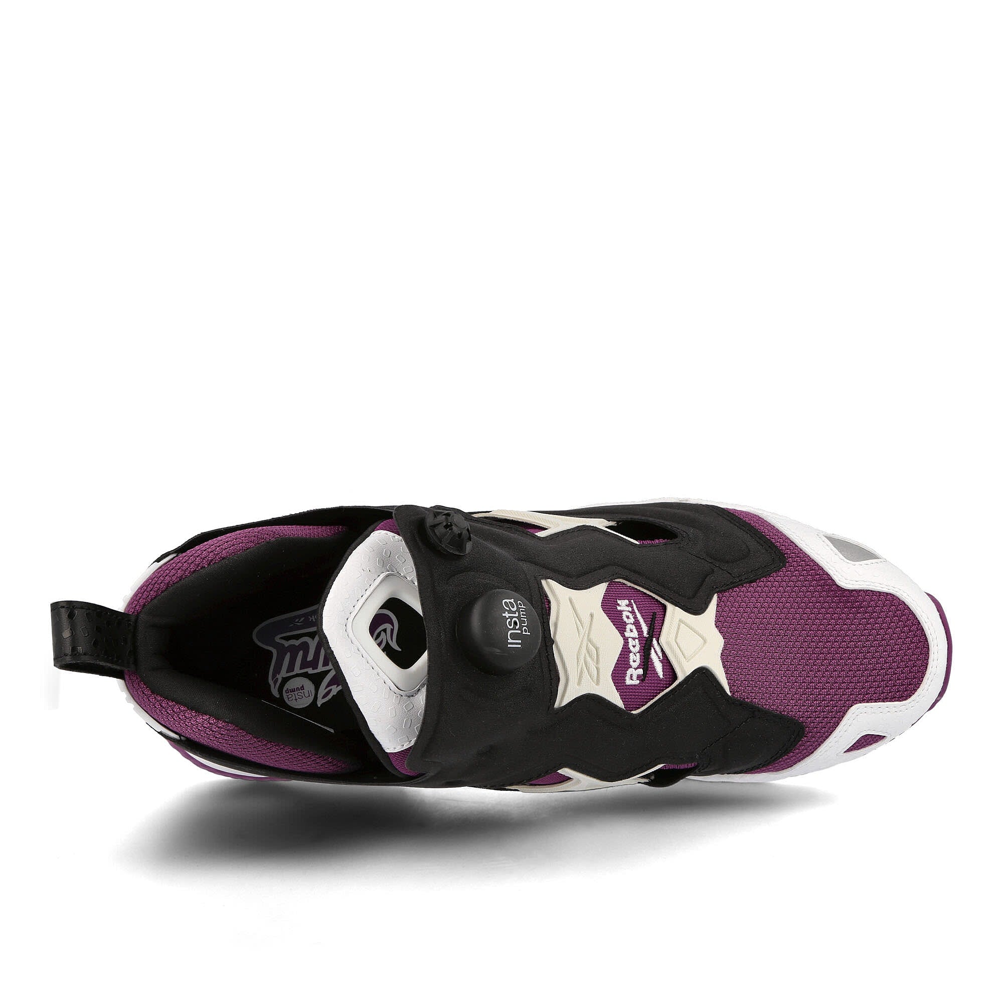 Reebok instapump fury 95 Aubergine-Core Black-Footwear White Sneakers Detailfoto | Overkill