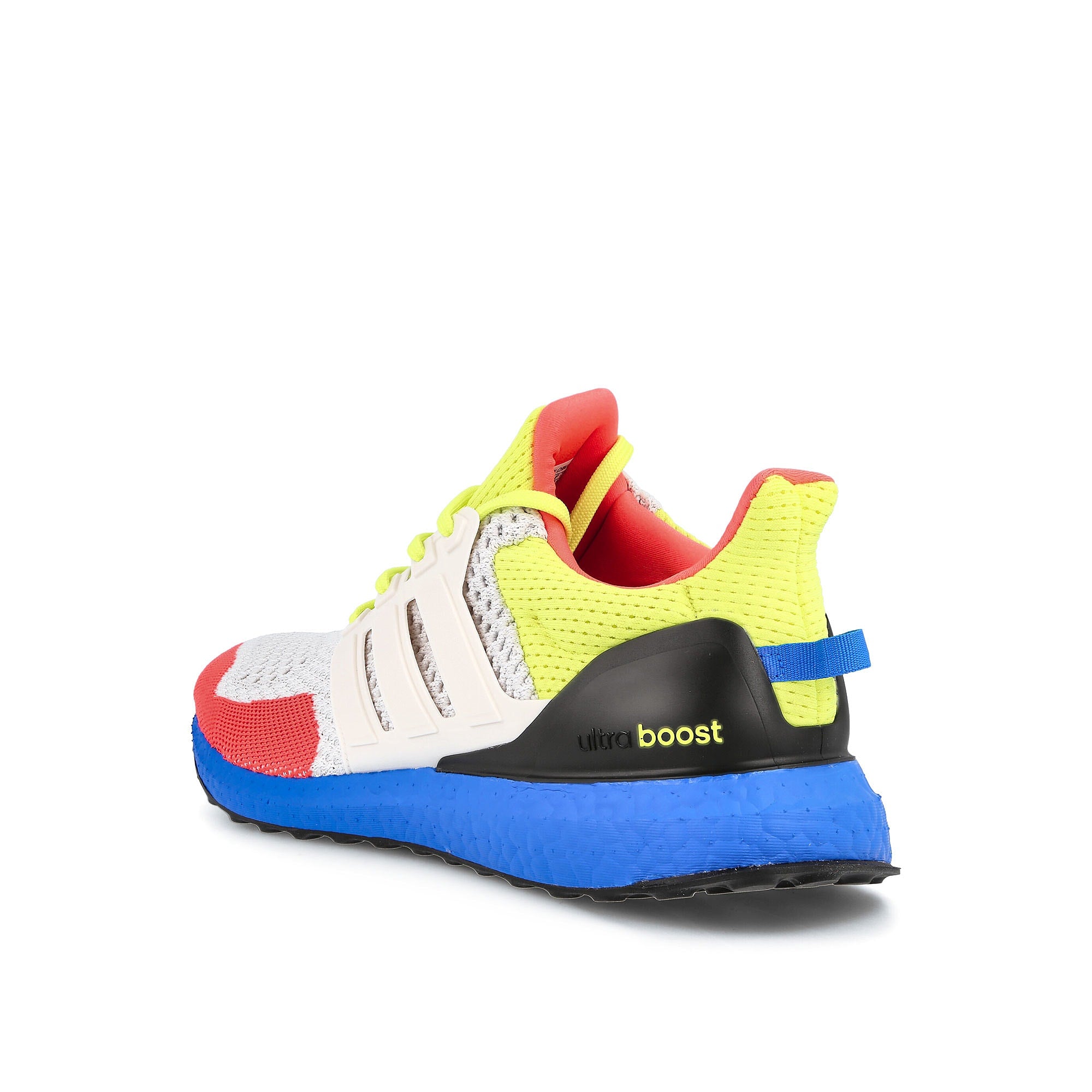 adidas ultraboost 1.0 dna Chalk White-Chalk White-Solar Yellow Sneakers Close Up | Overkill