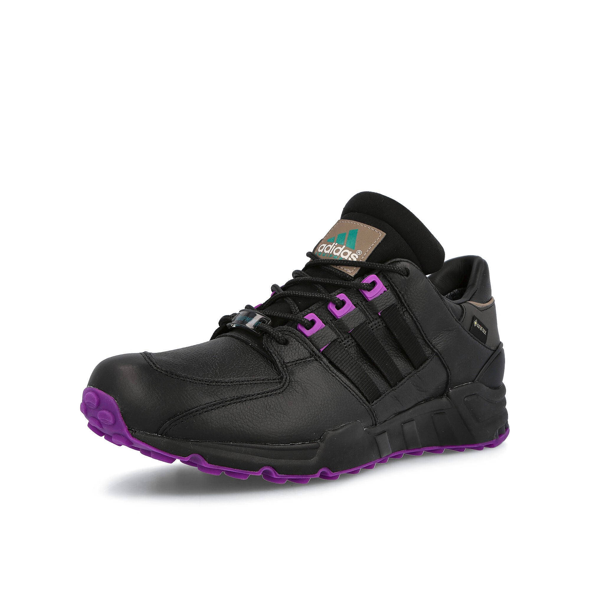 adidas equipment support 93 gtx Core Black-Core Black-Core Black Low Top Sneakers Close Up | Overkill