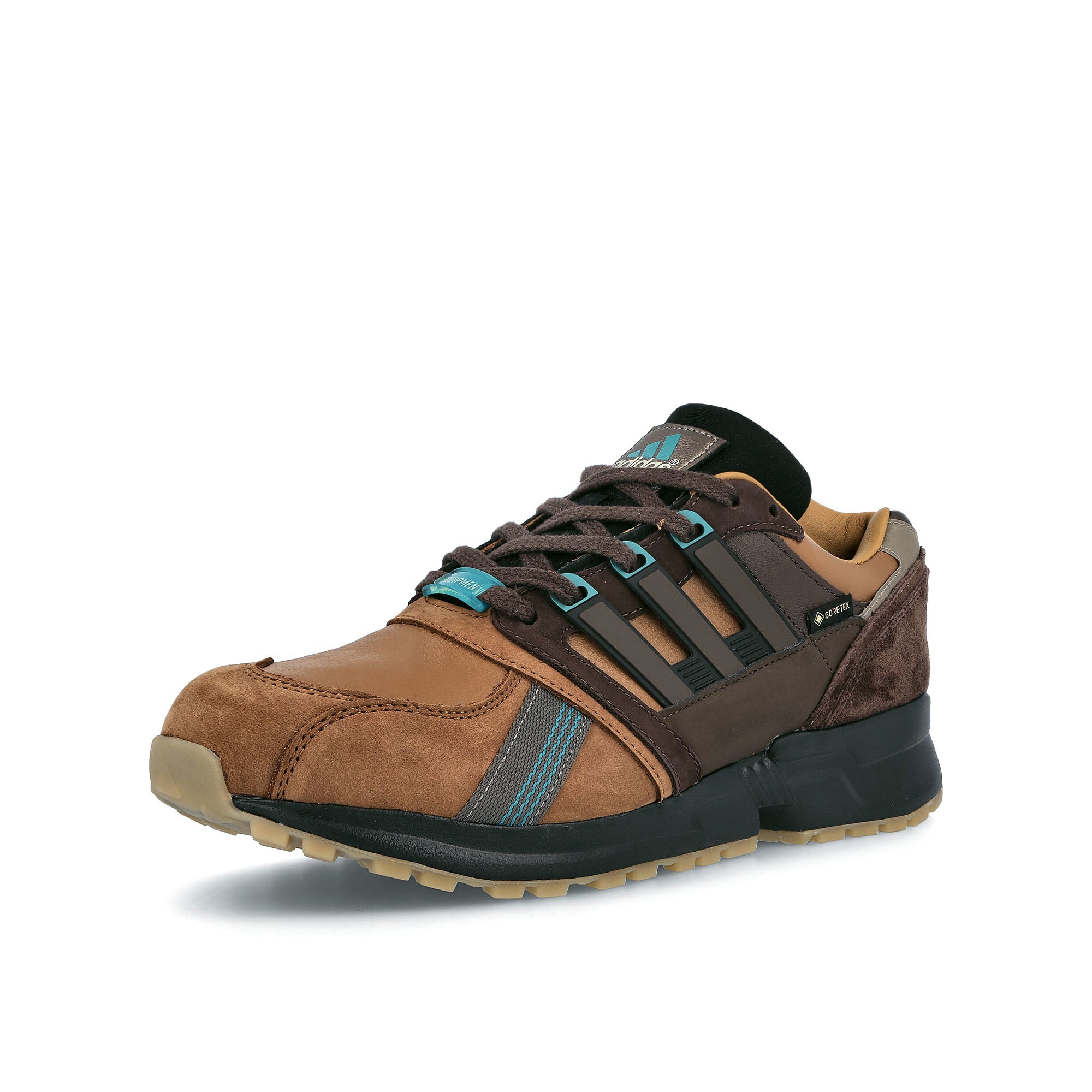 adidas equipment csg 91 gore-tex Brown - Black-Core Black-Brown - Black Sneakers Close Up | Overkill