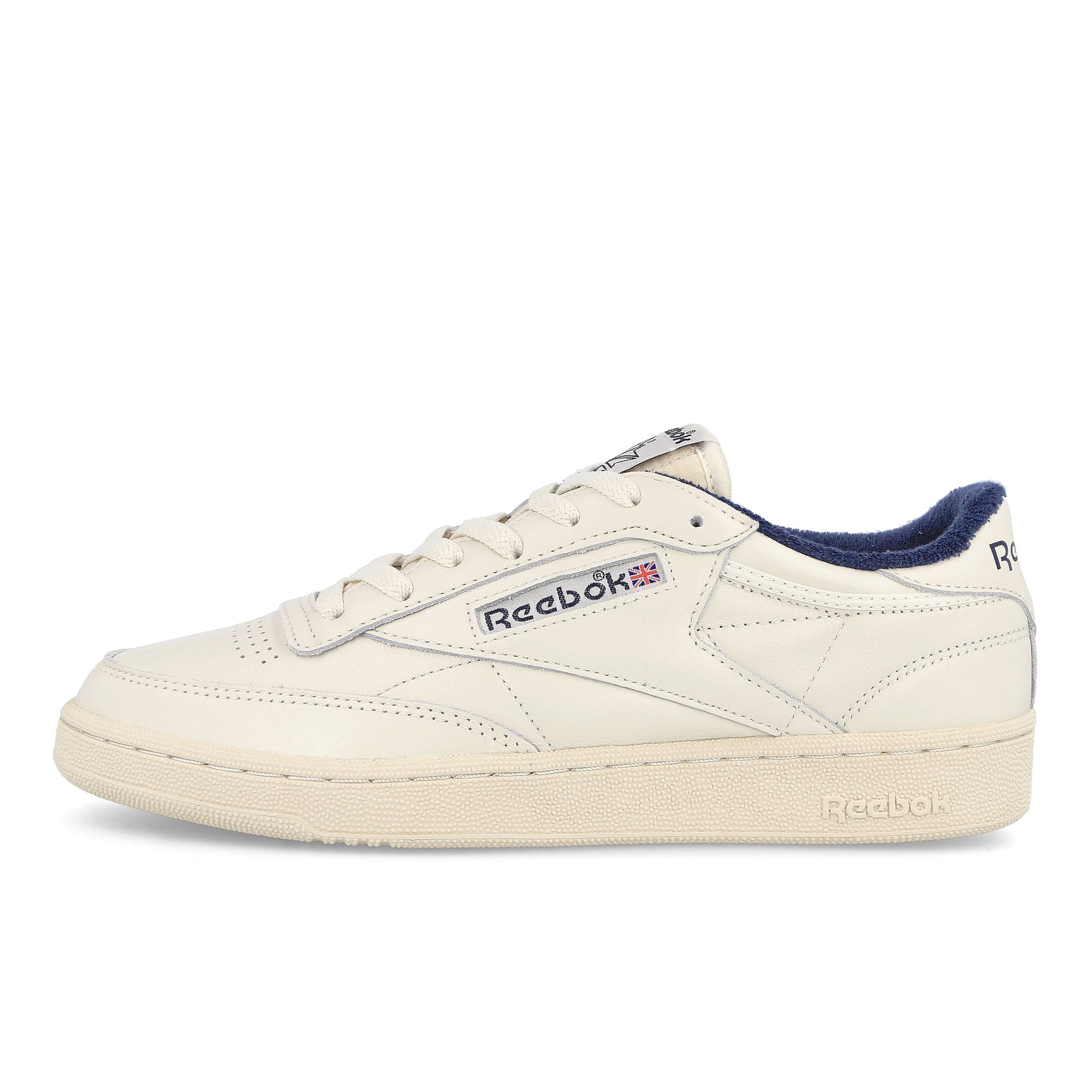 Reebok club c 85 vintage Chalk / Alabaster / Vector Navy Low Top Sneakers GX3683 | Overkill