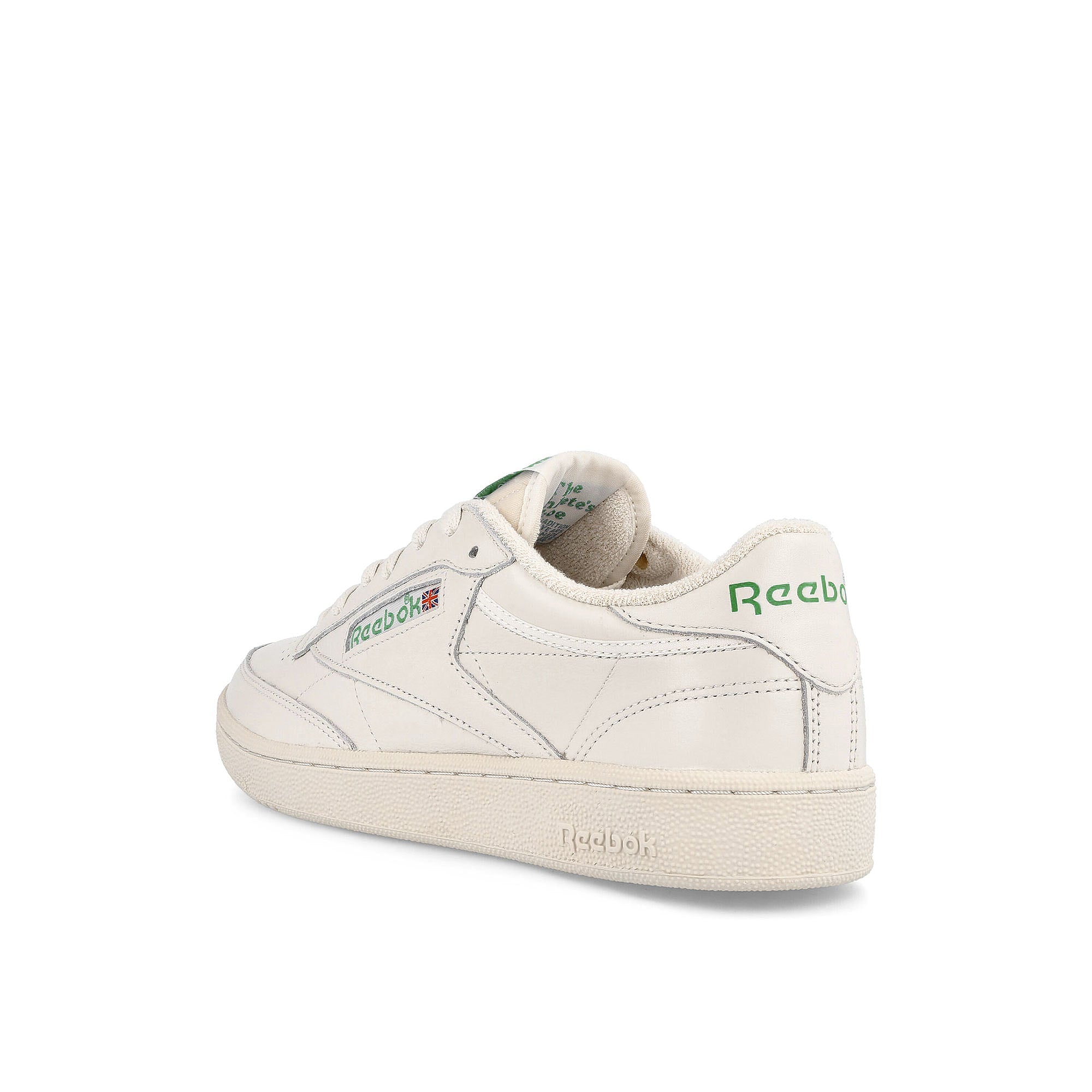 Reebok Wmns Club C 85 Vintage Chalk / Alabaster / Glen Green Low Top Sneakers Material | Overkill