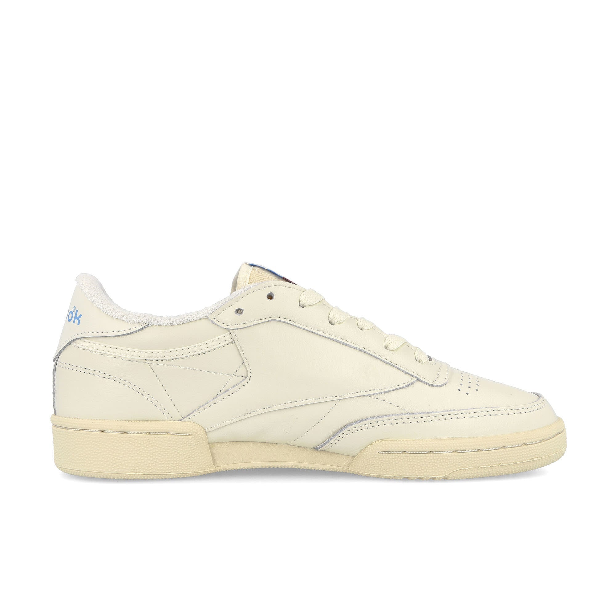 Reebok W Club C 85 Vintage Chalk / Alabaster / Sky Blue Low Top Sneakers Silhouette | Overkill