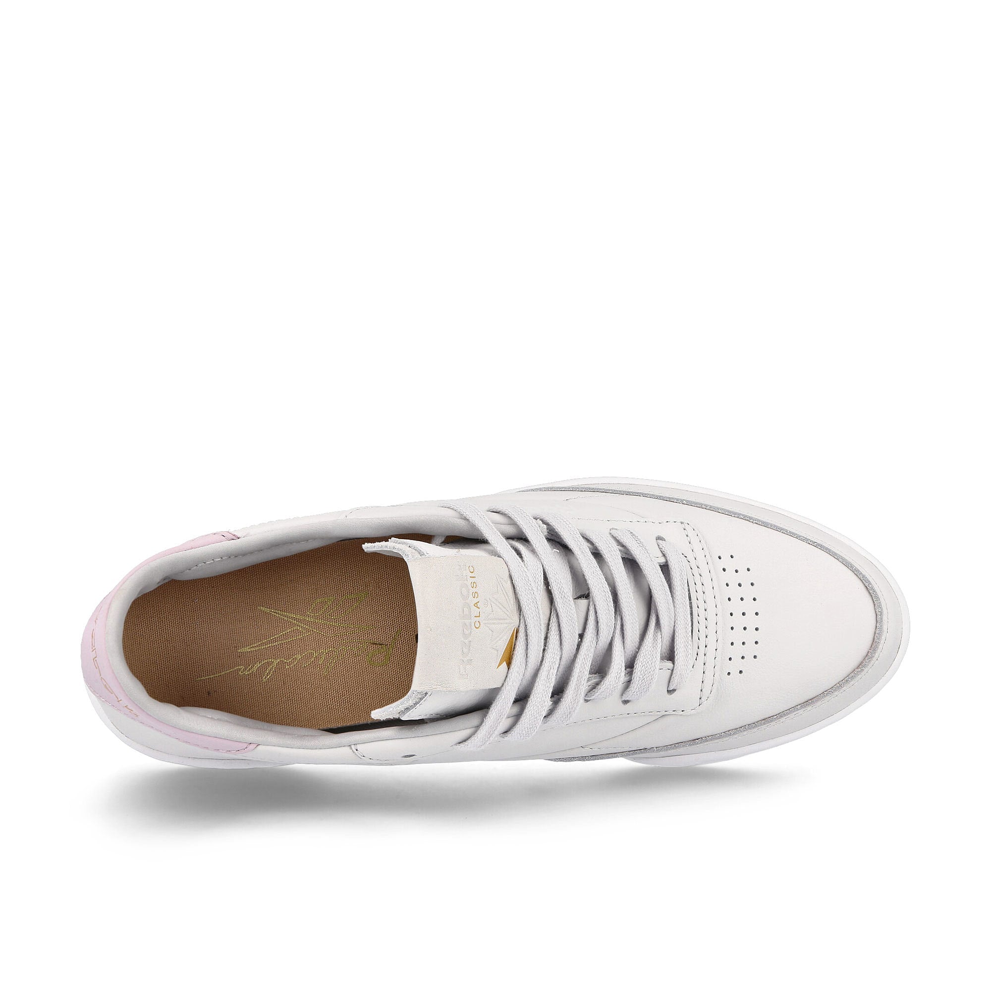 Reebok wmns club c clean Cold Grey 1 / Footwear White / Quartz Glow Sneakers Detailfoto | Overkill