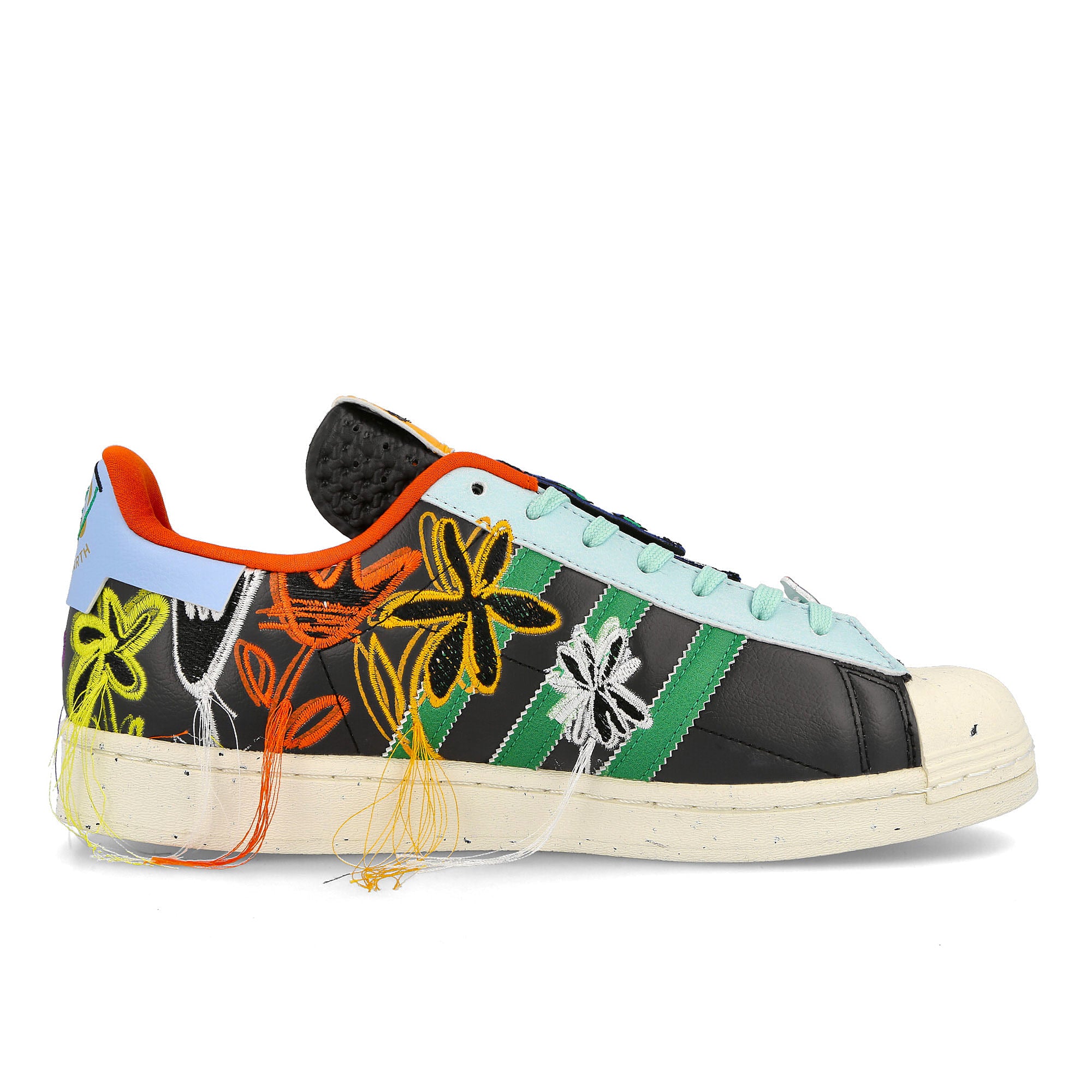 adidas Sean Wotherspoon x adidas Superstar AEC Superearth Core Black-Byellow-Green Sneakers Silhouette | Overkill