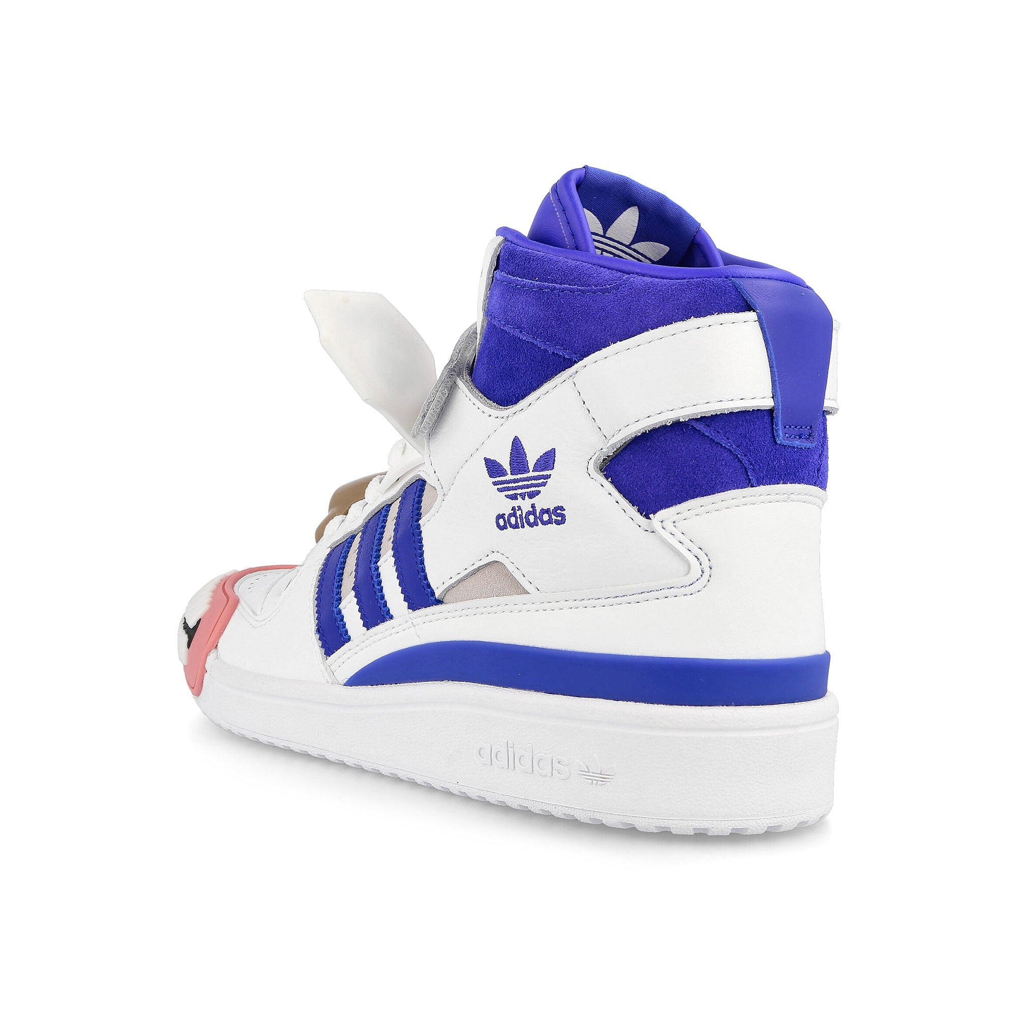 adidas Kerwin Frost x adidas Forum Hi Humanchives Footwear White-Bold Blue-Yellow Sneakers Material | Overkill