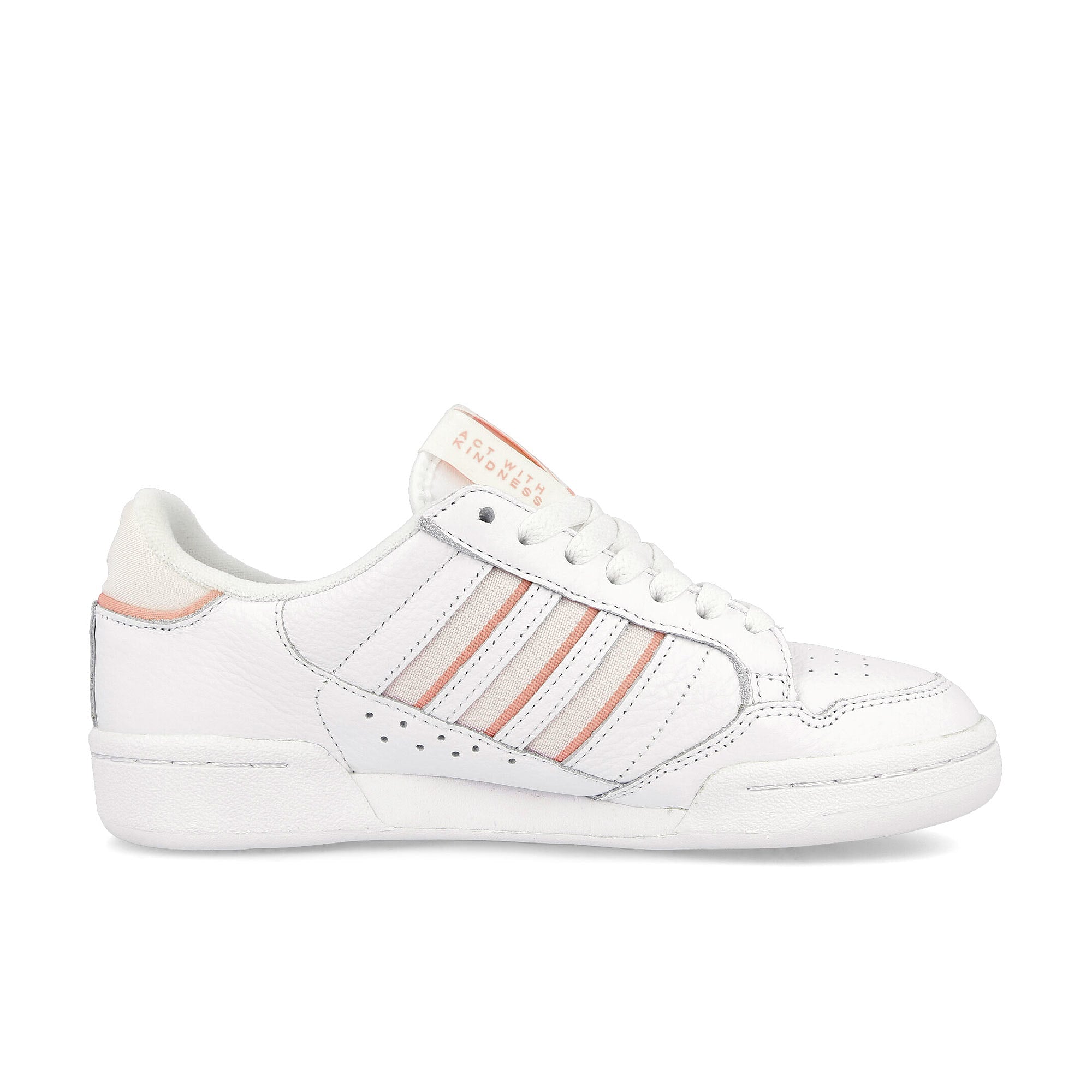 adidas wmns continental 80 stripes Cloud White / Off White / Bliss Orange Low Top Sneakers Silhouette | Overkill