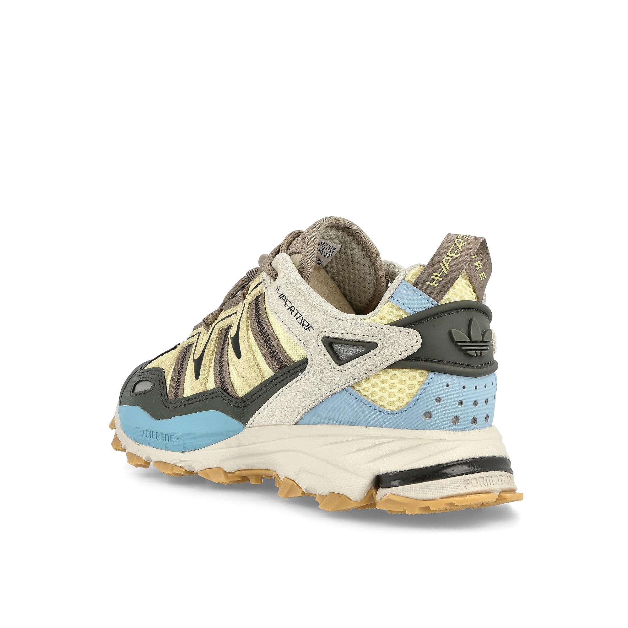adidas Hyperturf Almost Yellow-Clear Blue-Shadow Olive Sneakers Material | Overkill