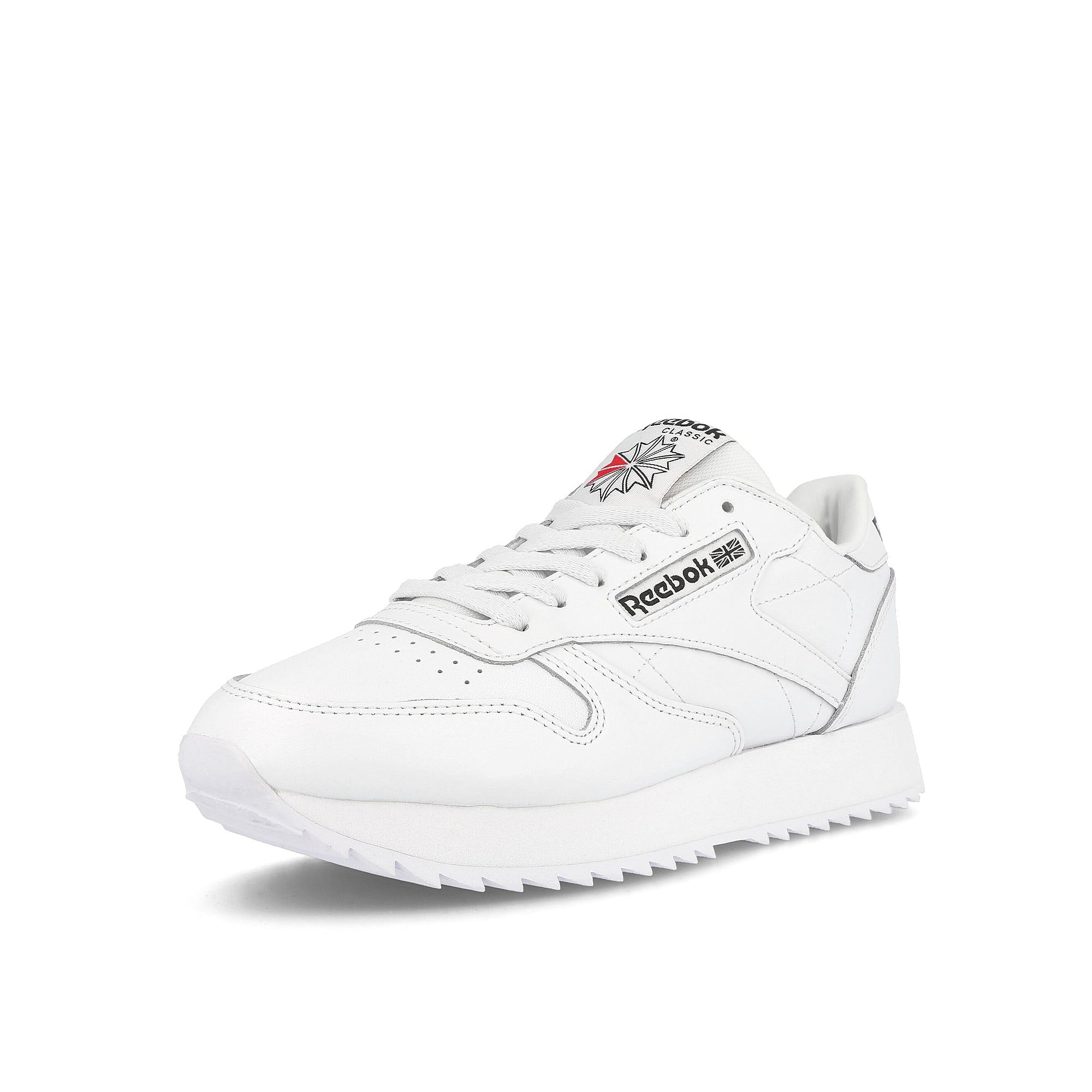 Reebok wmns classic leather ripple Footwear White / Footwear White / Footwear White Detailfoto | Overkill