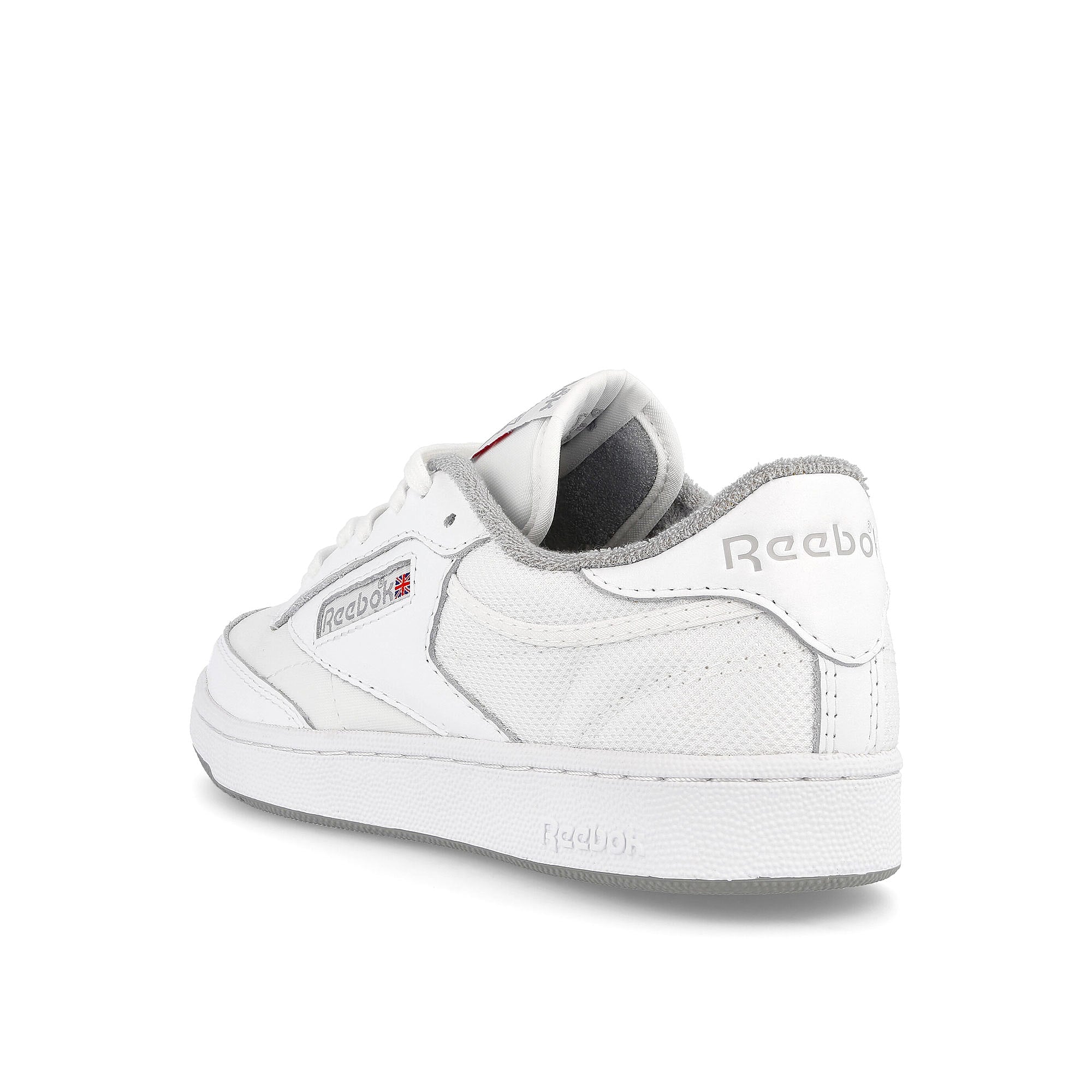 Reebok club c 1985 tv Footwear White / Footwear White / Pure Grey 4 Low Top Sneakers Material | Overkill