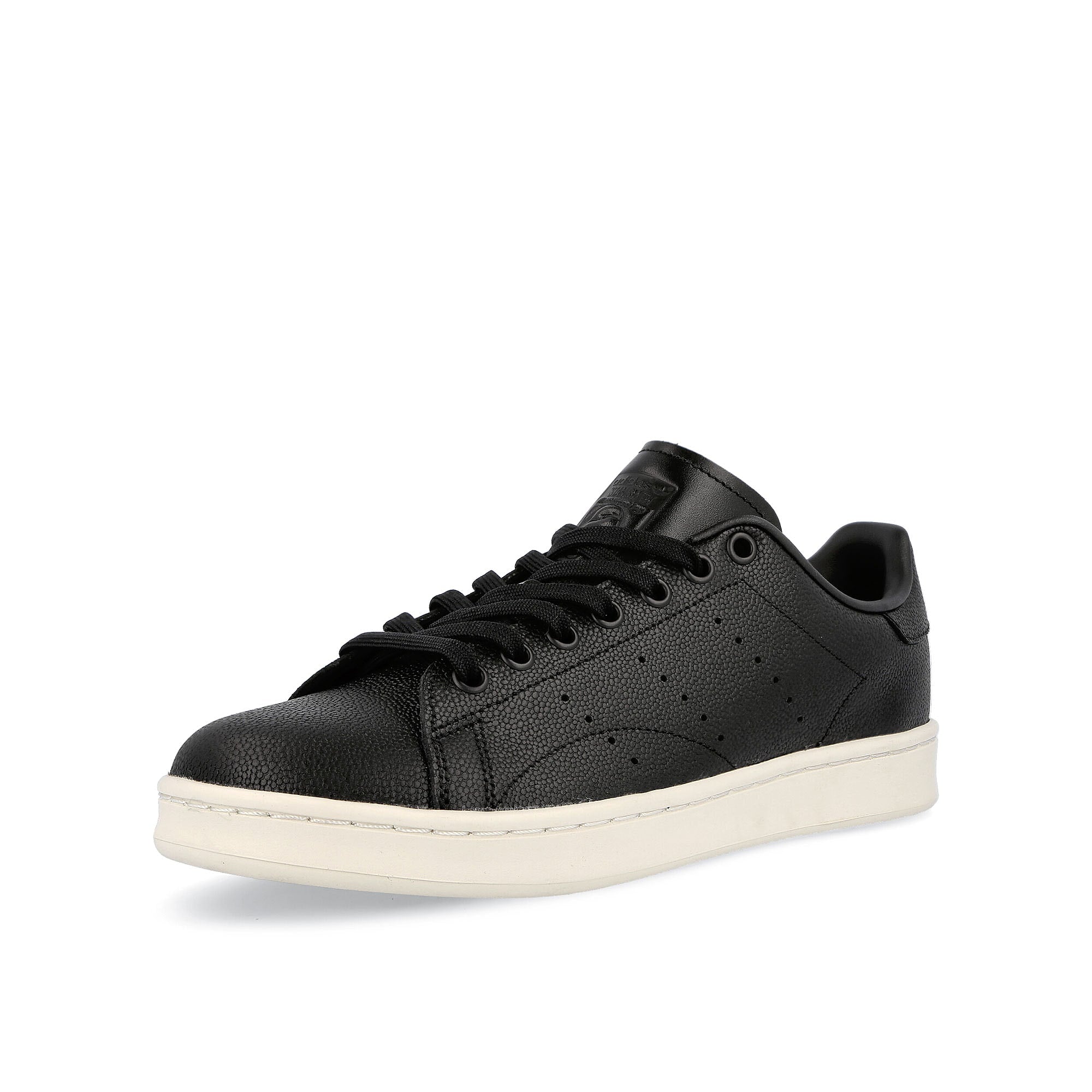 adidas stan smith h Core Black-Core Black-Chalk White Sneakers Close Up | Overkill