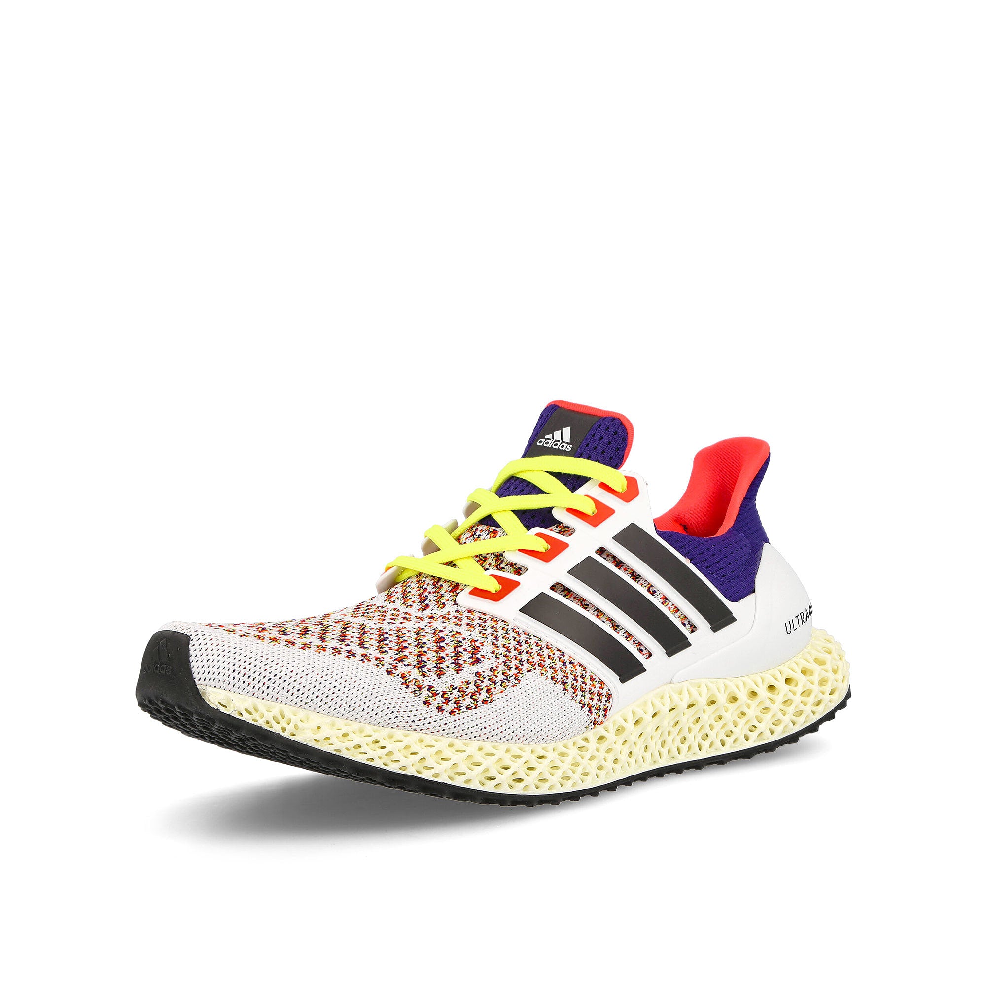 adidas ultra4d Footwear White-Core Black-Solar Red Sneakers Close Up | Overkill