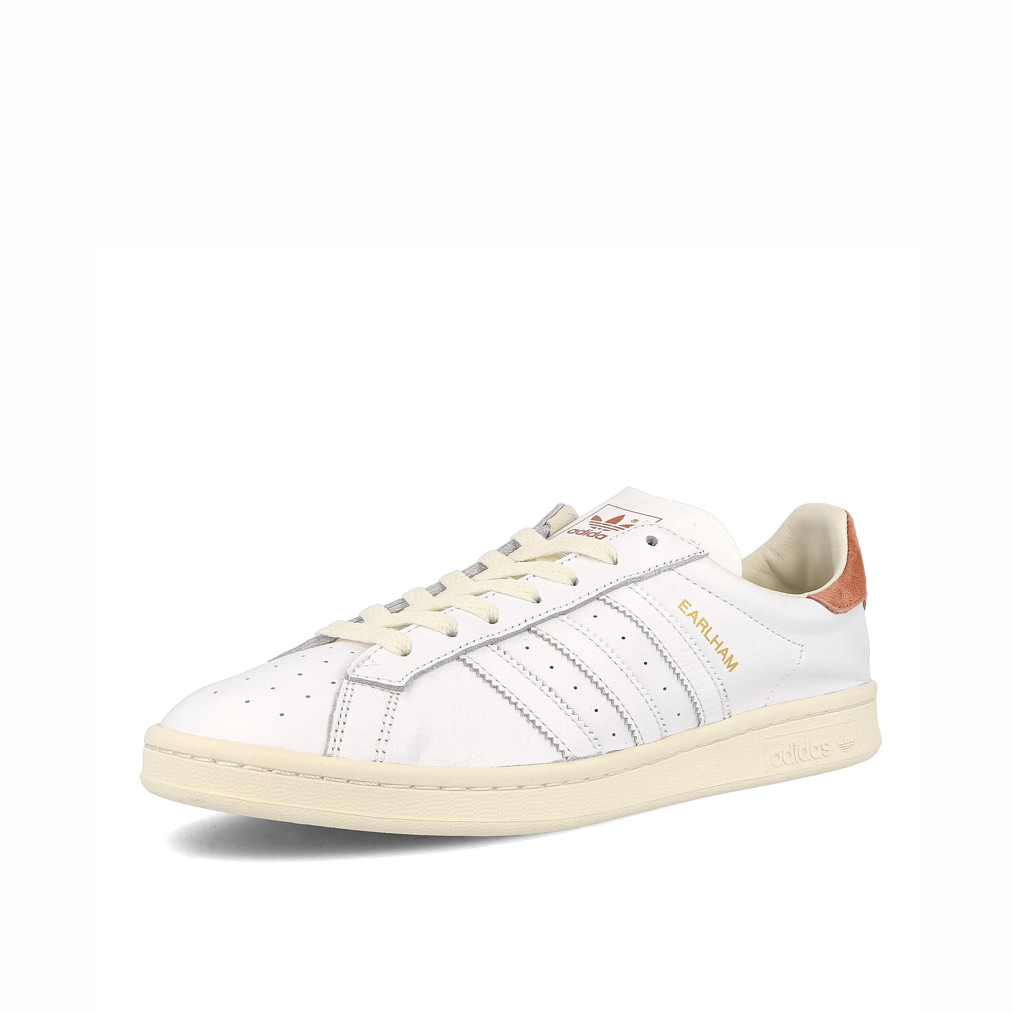 adidas earlham Footwear White-Footwear White-Off White Low Top Sneakers Close Up | Overkill