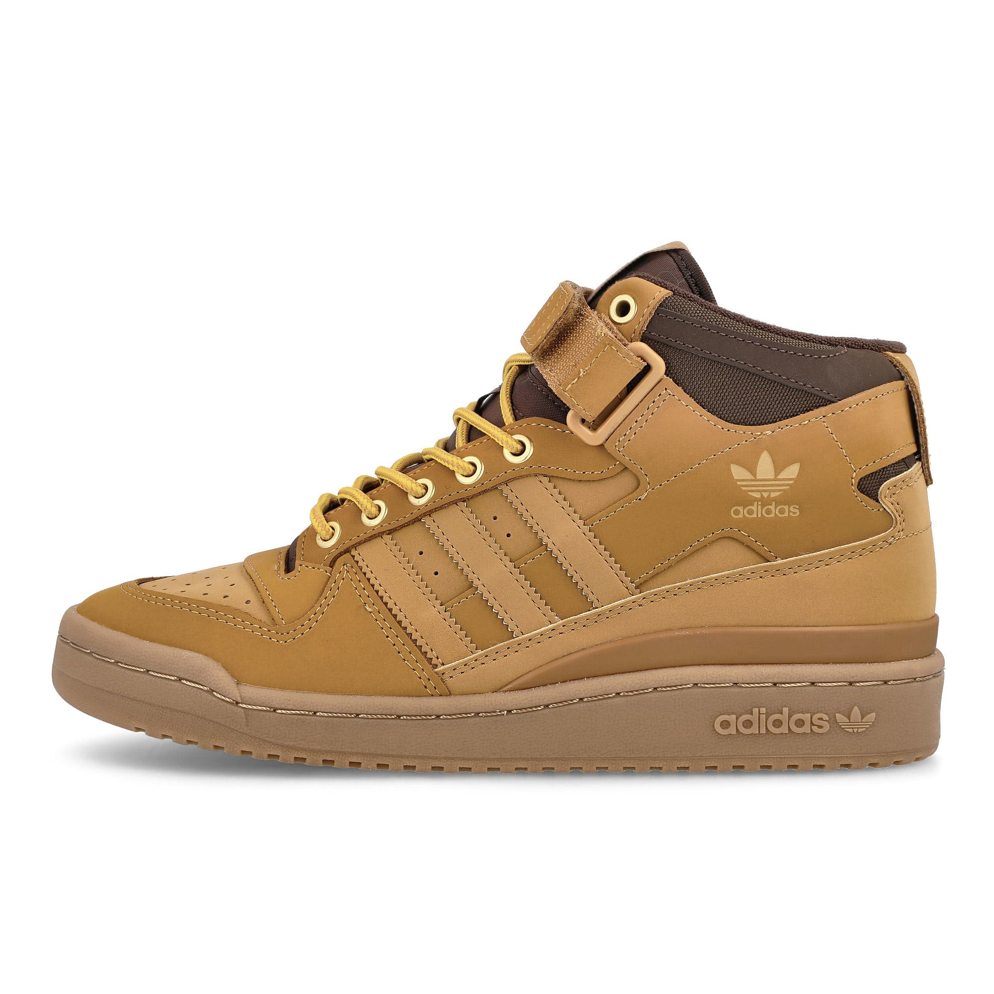 adidas Forum Mid Mesa-Brown-Gum Mid Top Sneakers GX7079 | Overkill