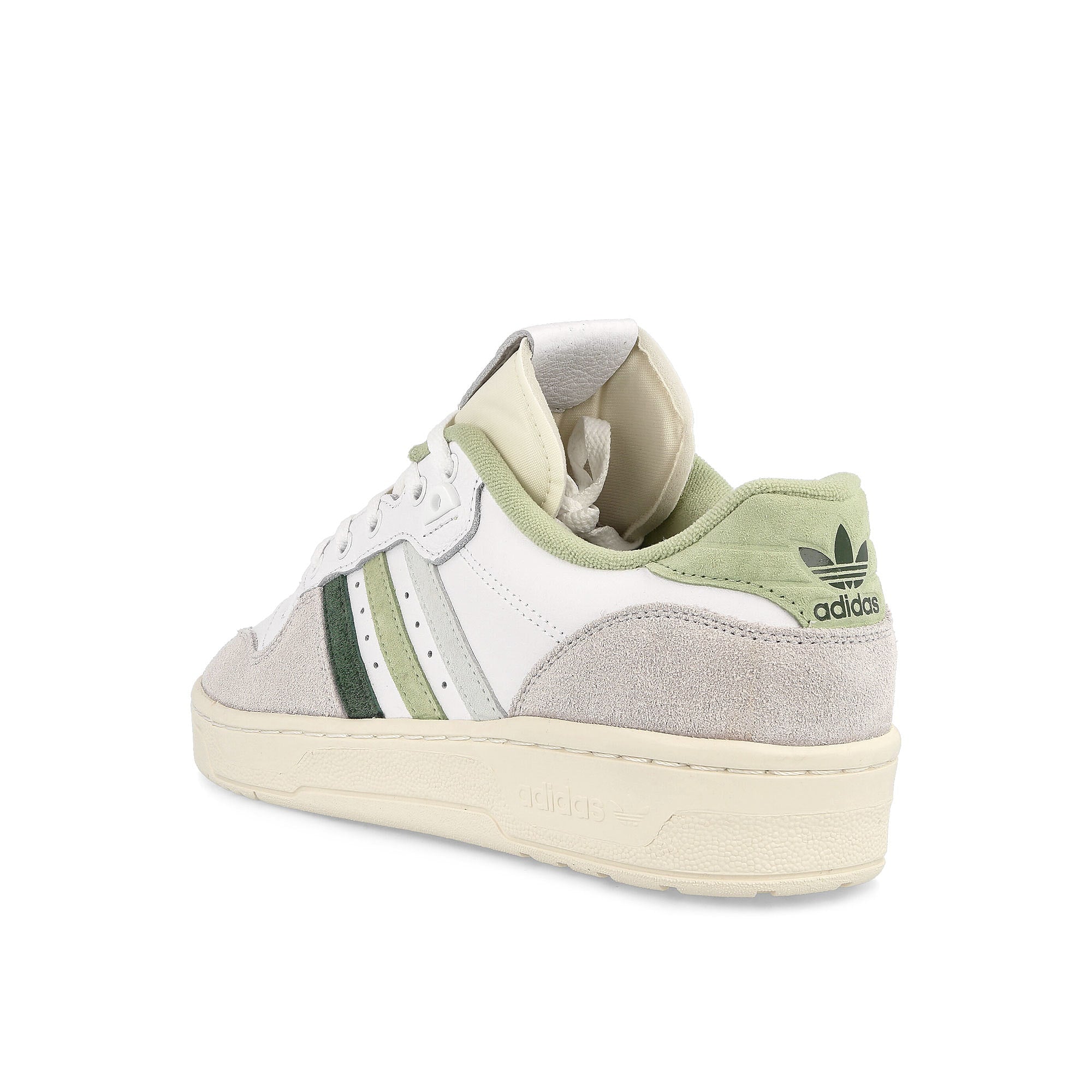 adidas Rivalry Low Cloud White-Linen Green-Magic Lime Low Top Sneakers Material | Overkill