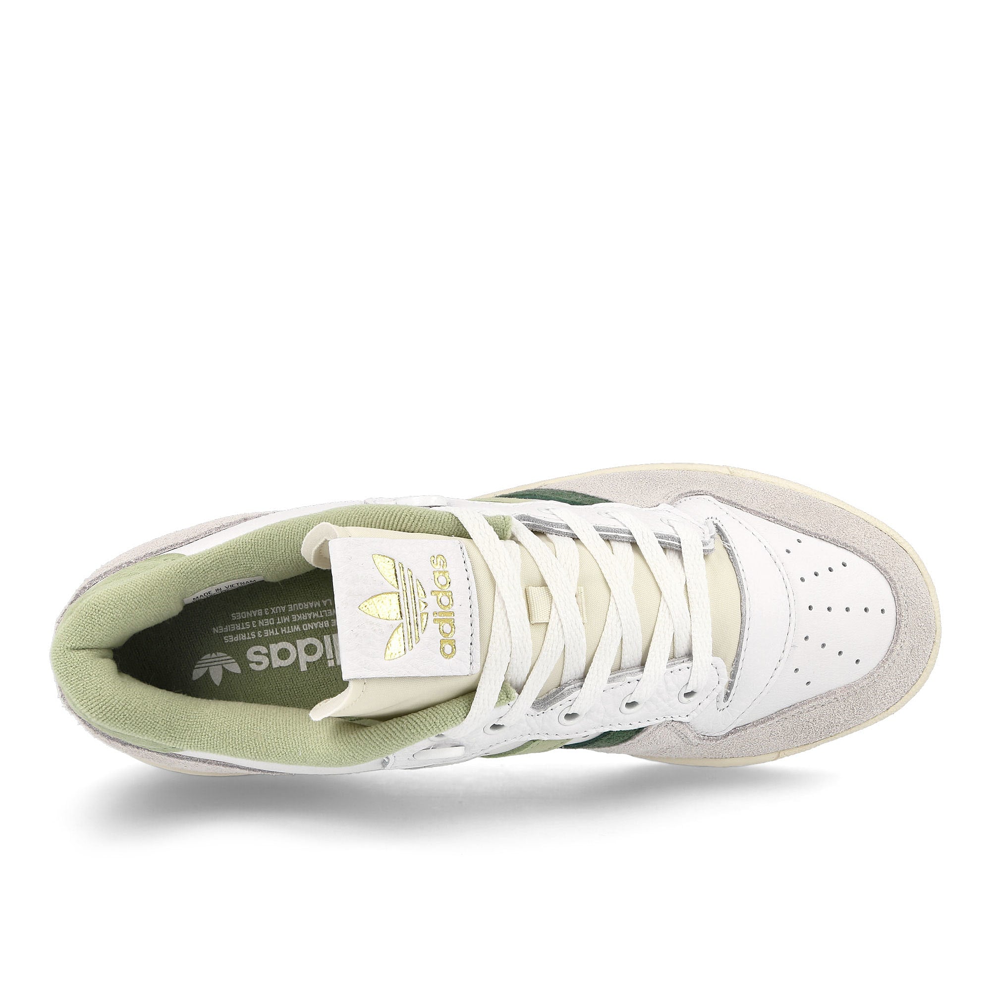 adidas Rivalry Low Cloud White-Linen Green-Magic Lime Low Top Sneakers Detailfoto | Overkill