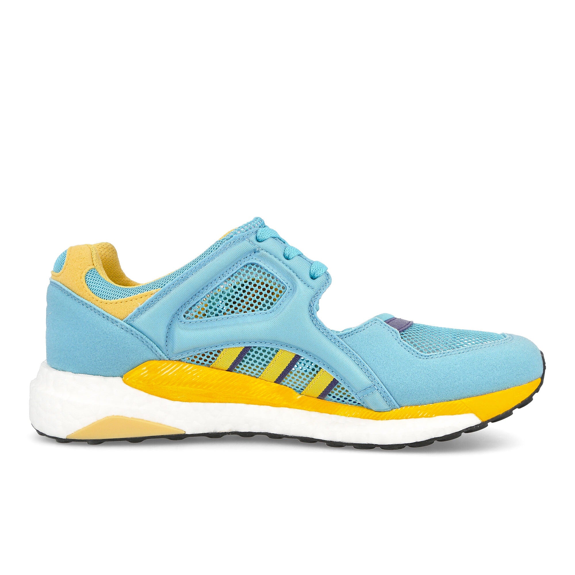 adidas Human Made x adidas EQT Racing Light Blue-St. Fade Ocean-Core Black Sneakers Silhouette | Overkill