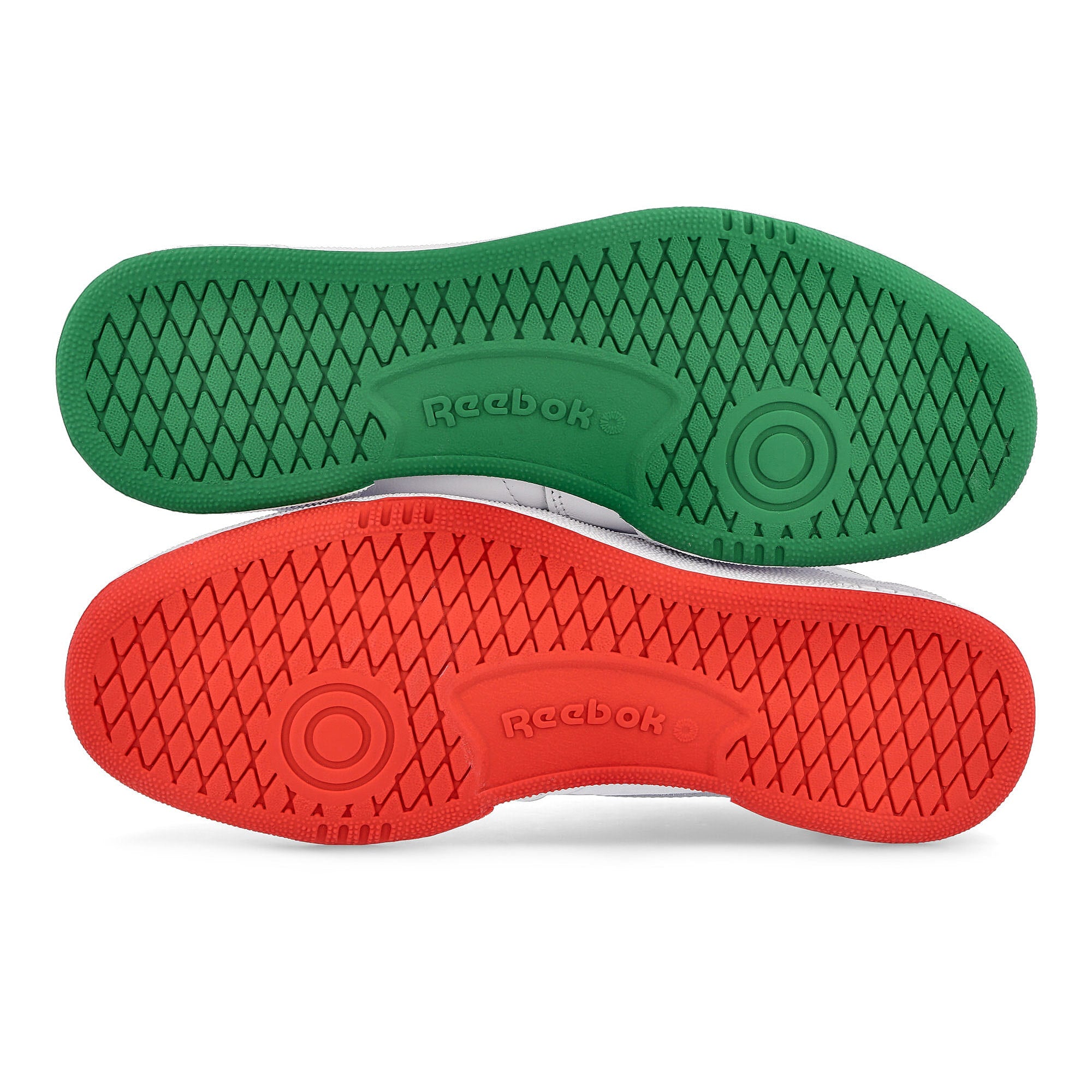 Reebok club c 85 human rights now Footwear White-Chalk White-Vector Red Low Top Sneakers Detail View 1 | Overkill