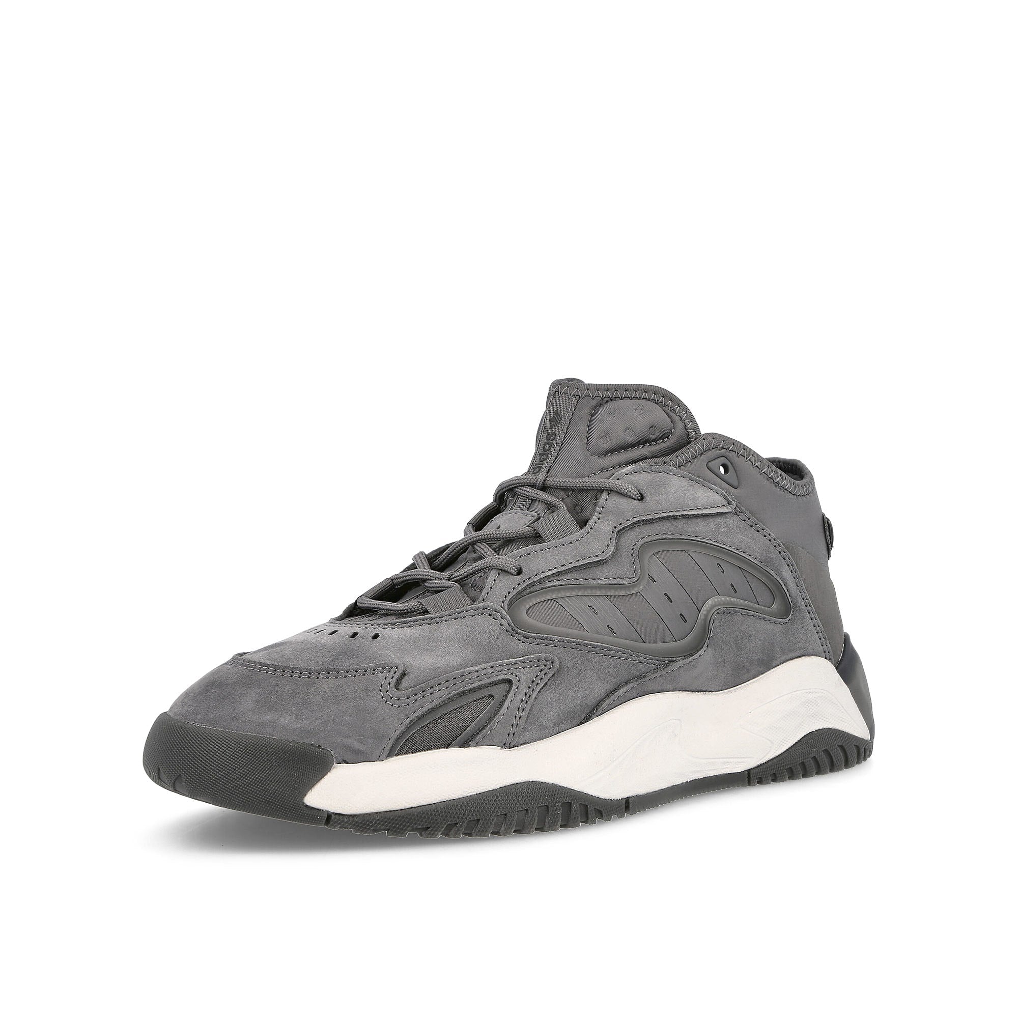 adidas Streetball II Grey Five-Grey One-Core Black Sneakers Close Up | Overkill