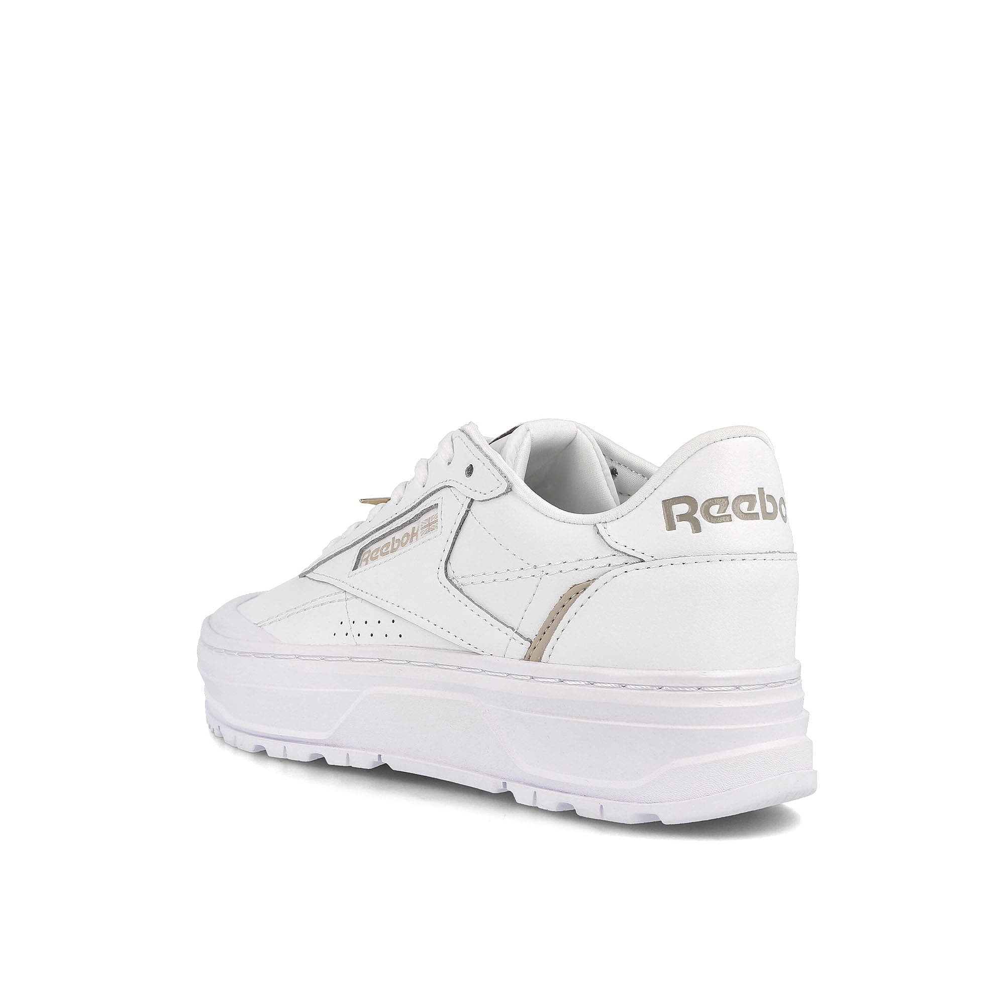 Reebok wmns club c double geo Footwear White / Footwear White / Moonstone Close-up | Overkill