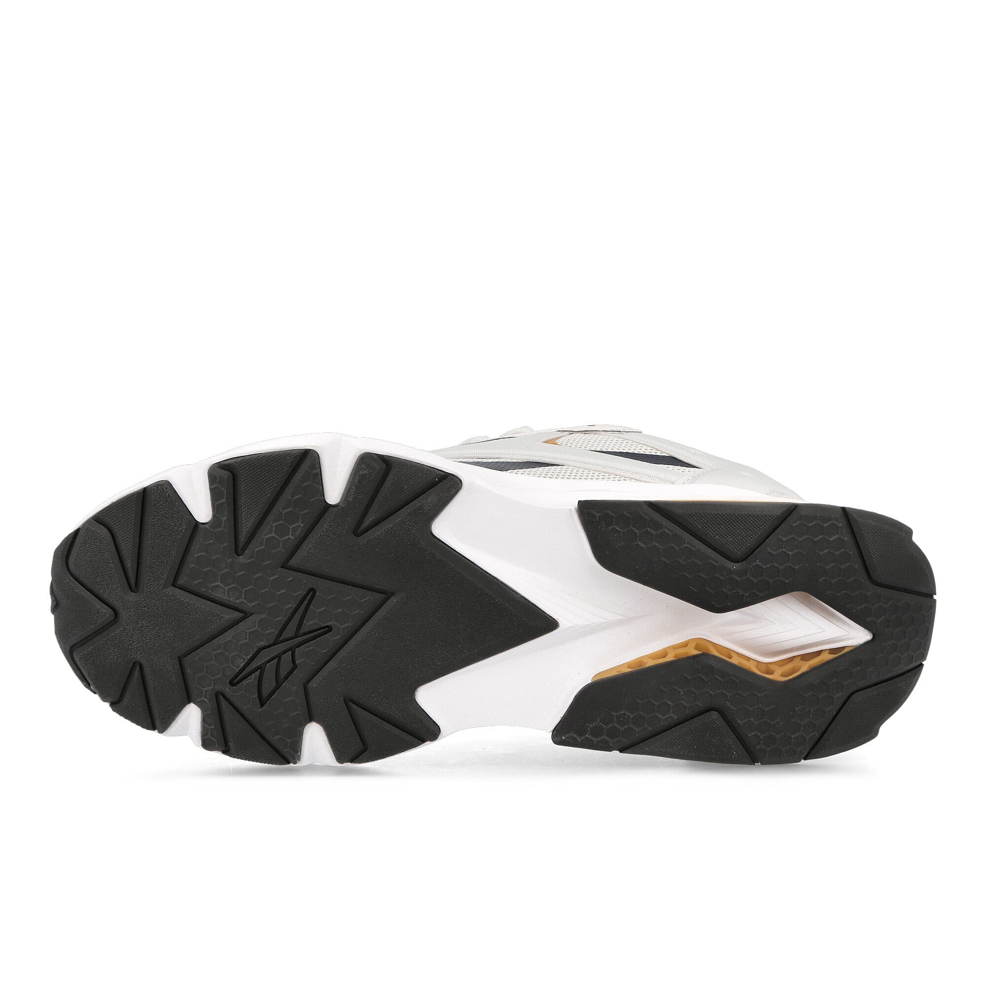 Reebok Hexalite Legacy Pure Grey-Vector Navy-Bright Ochre Low Top Sneakers Detailfoto | Overkill