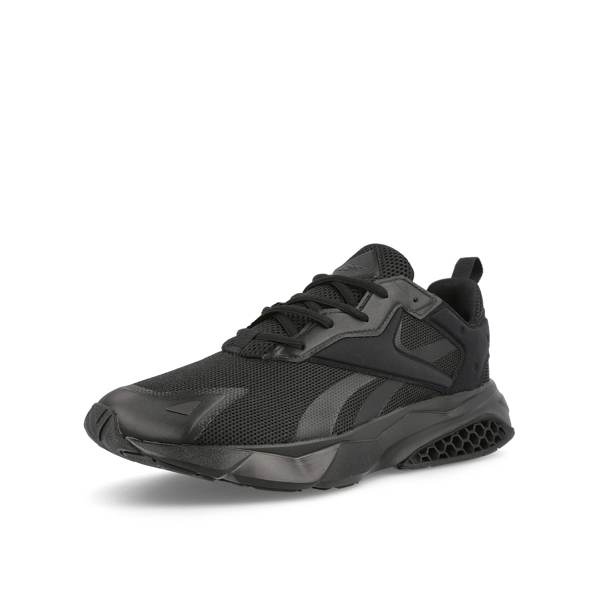 Reebok hexalite legacy Core Black-Pure Grey-Core Black Sneakers Close Up | Overkill