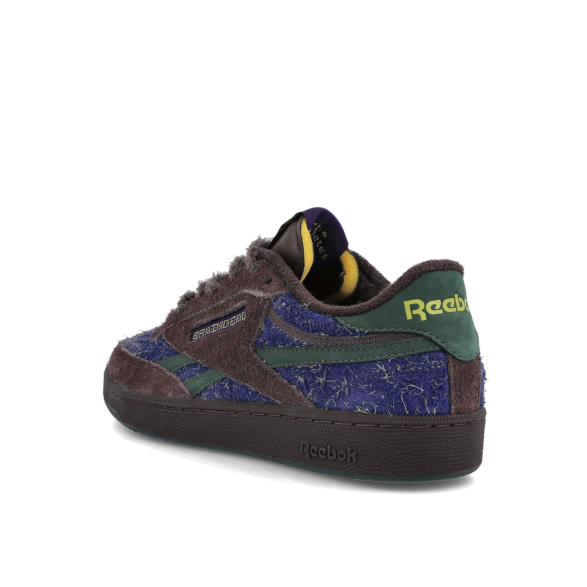 Reebok Brain Dead x Winston x Reebok Club C Revenge PRPABY-DRKFOR-BATBLU Sneakers Material | Overkill
