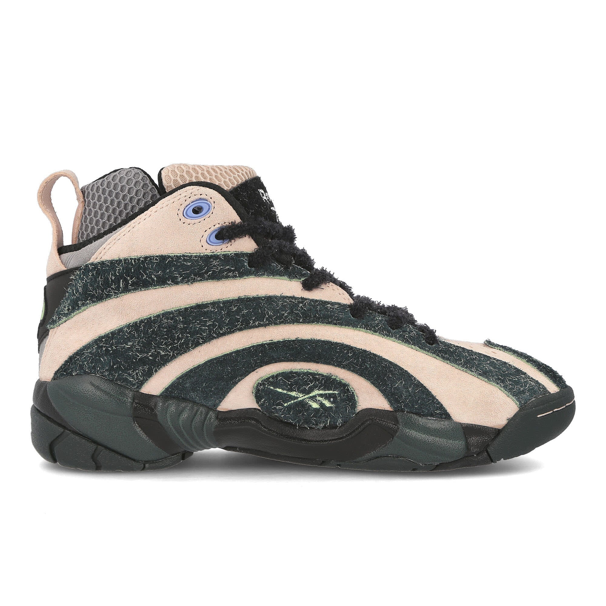 Reebok Shaqnosis SOFECR-CBLACK-DRKFOR High Top Sneakers Silhouette | Overkill