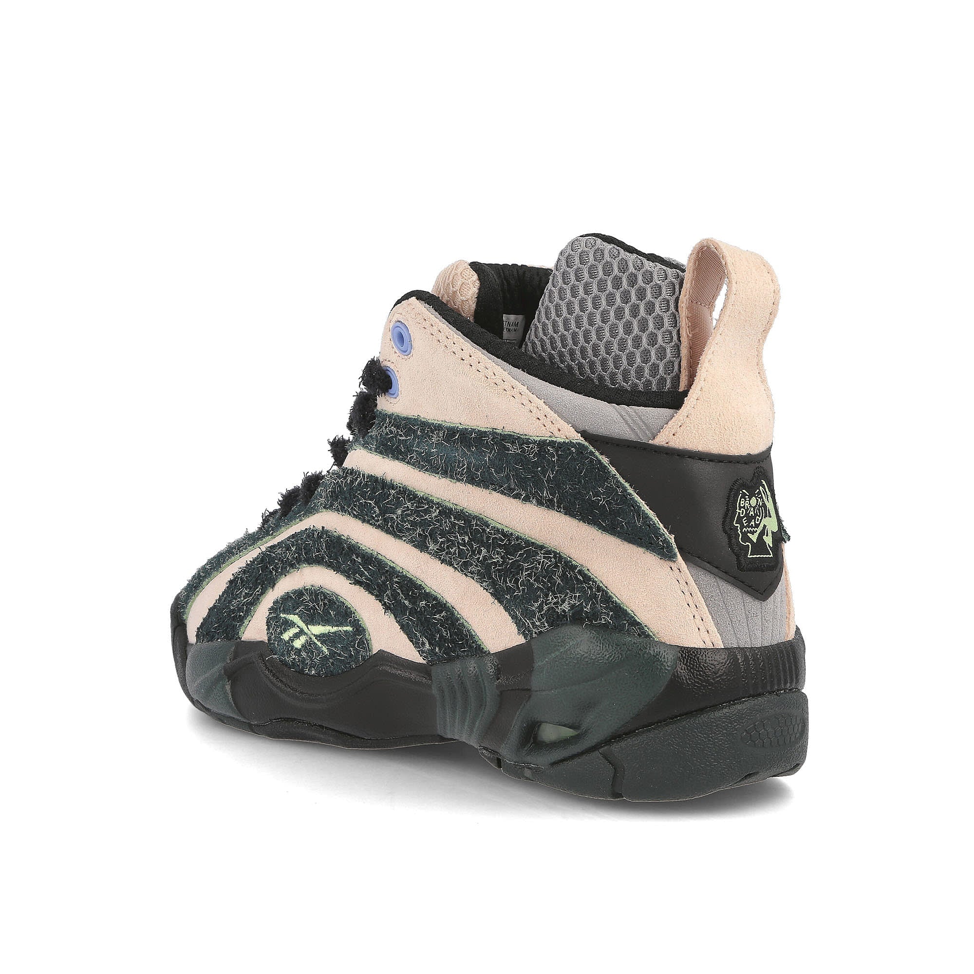 Reebok Shaqnosis SOFECR-CBLACK-DRKFOR High Top Sneakers Material | Overkill