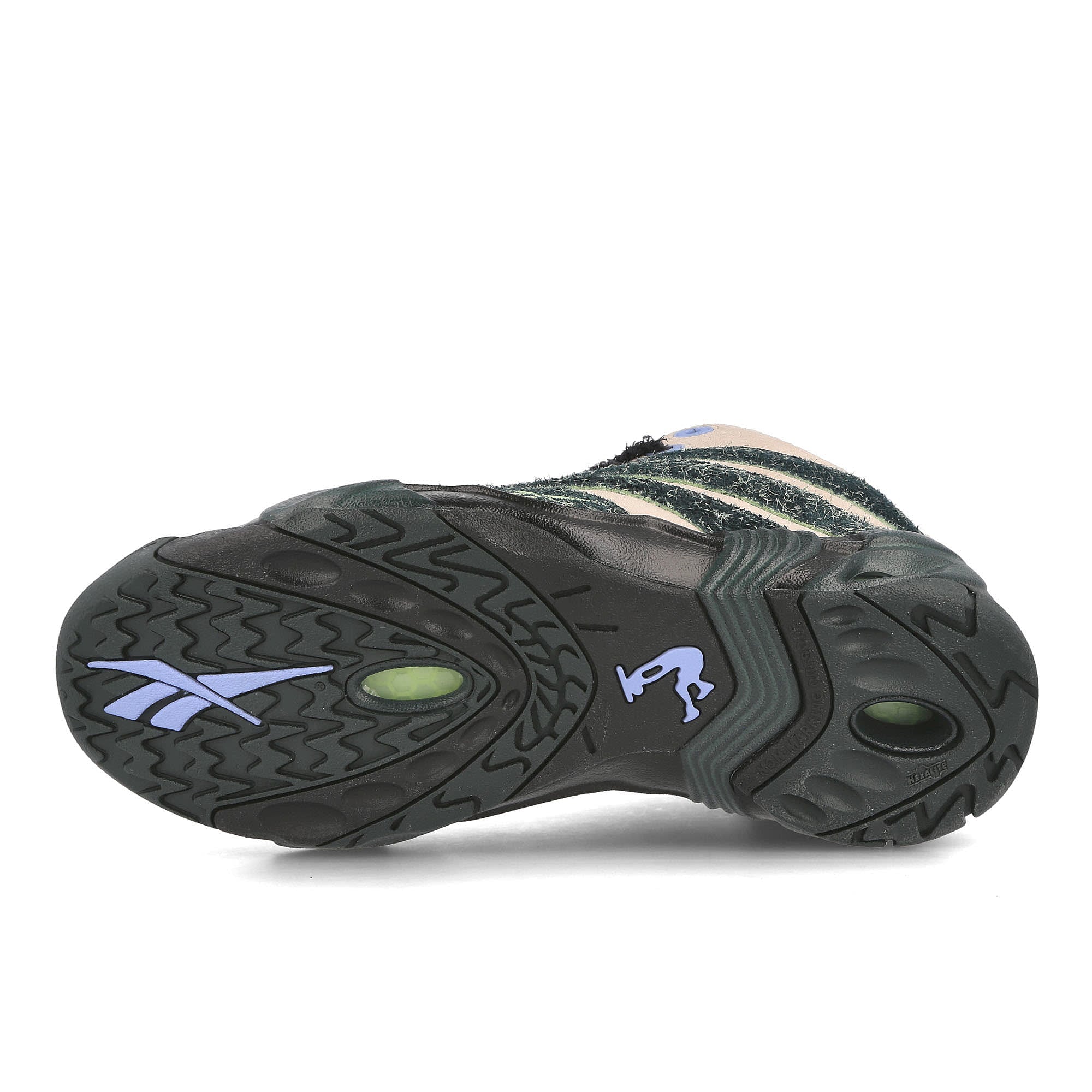 Reebok Shaqnosis SOFECR-CBLACK-DRKFOR High Top Sneakers Detail View 1 | Overkill