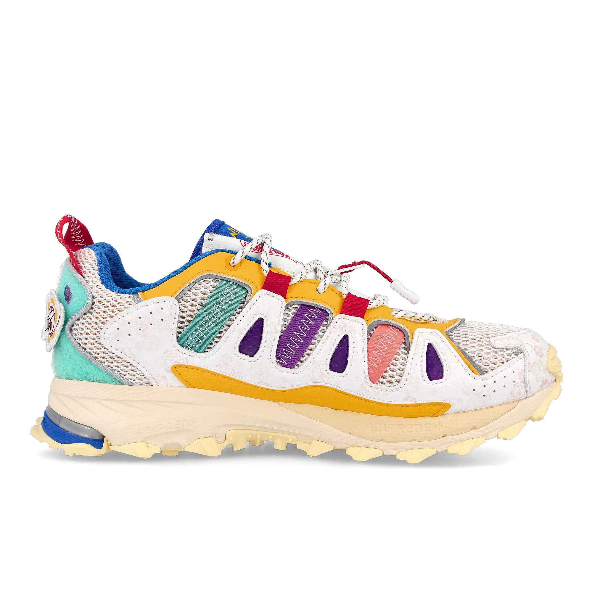adidas Sean Wotherspoon x Hot Wheels x adidas Superturf Adventure White/Yellow/Purple Sneakers Silhouette | Overkill