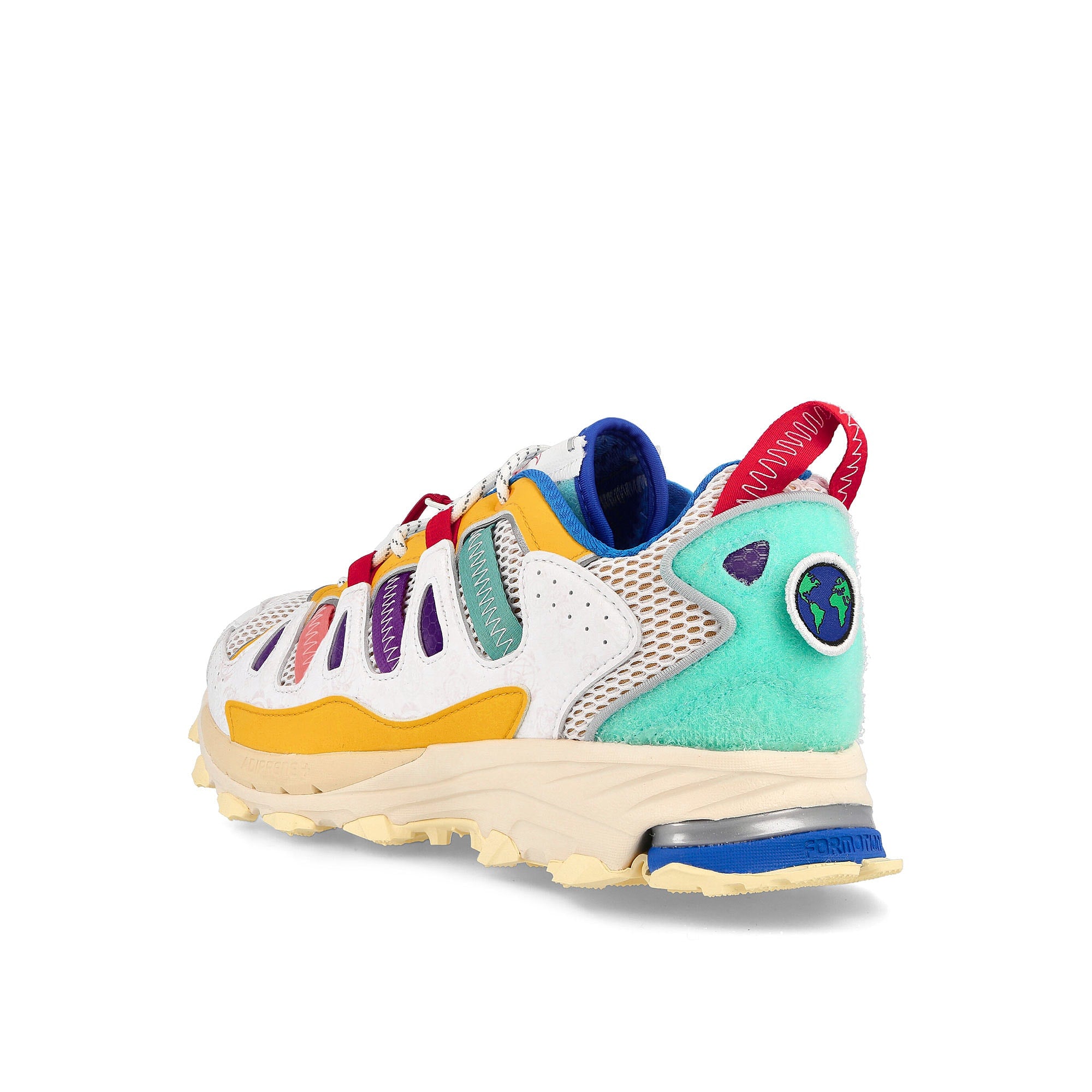 adidas Sean Wotherspoon x Hot Wheels x adidas Superturf Adventure White/Yellow/Purple Sneakers Material | Overkill