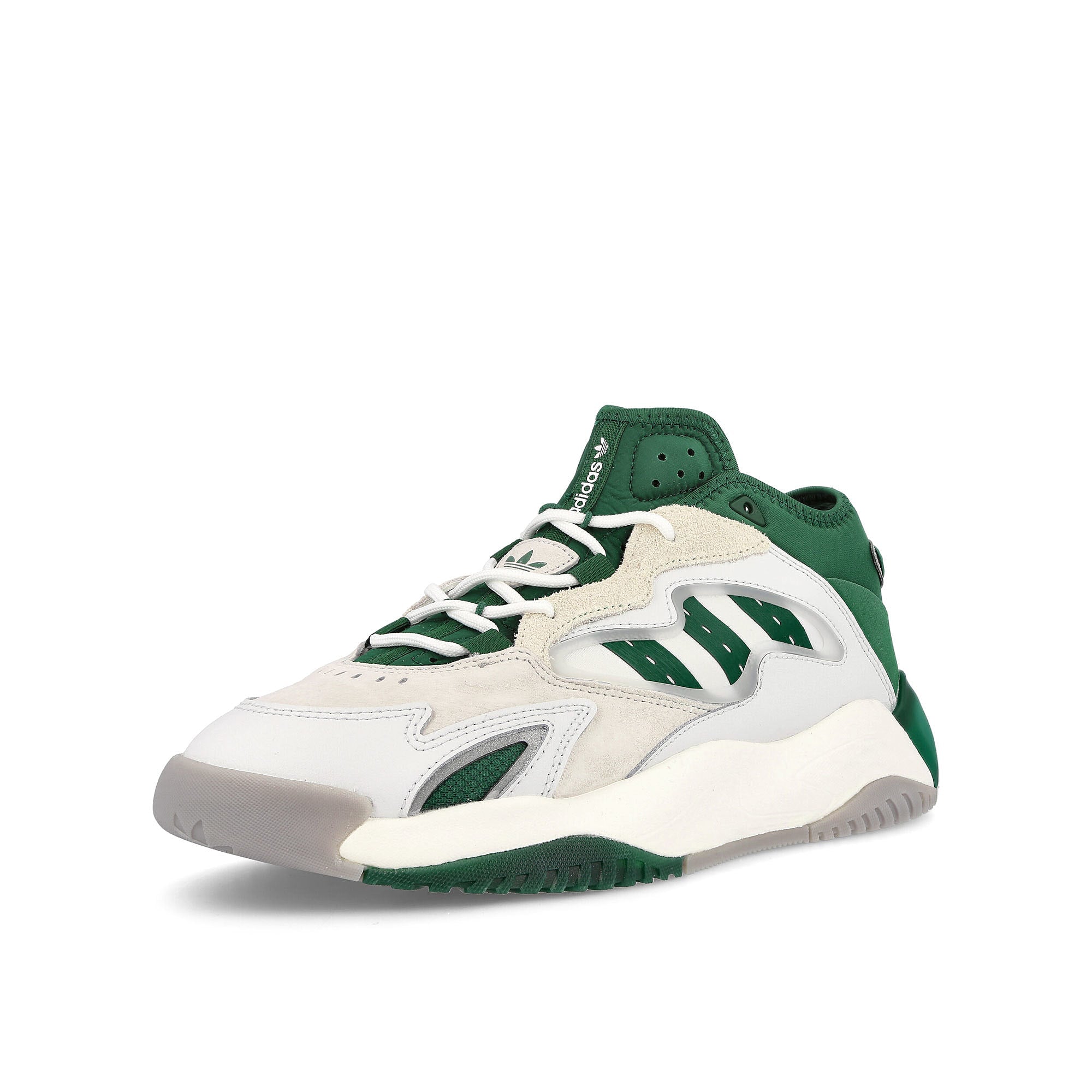 adidas streetball ii Footwear White / Dark Green / Ecru Tint Sneakers Close Up | Overkill