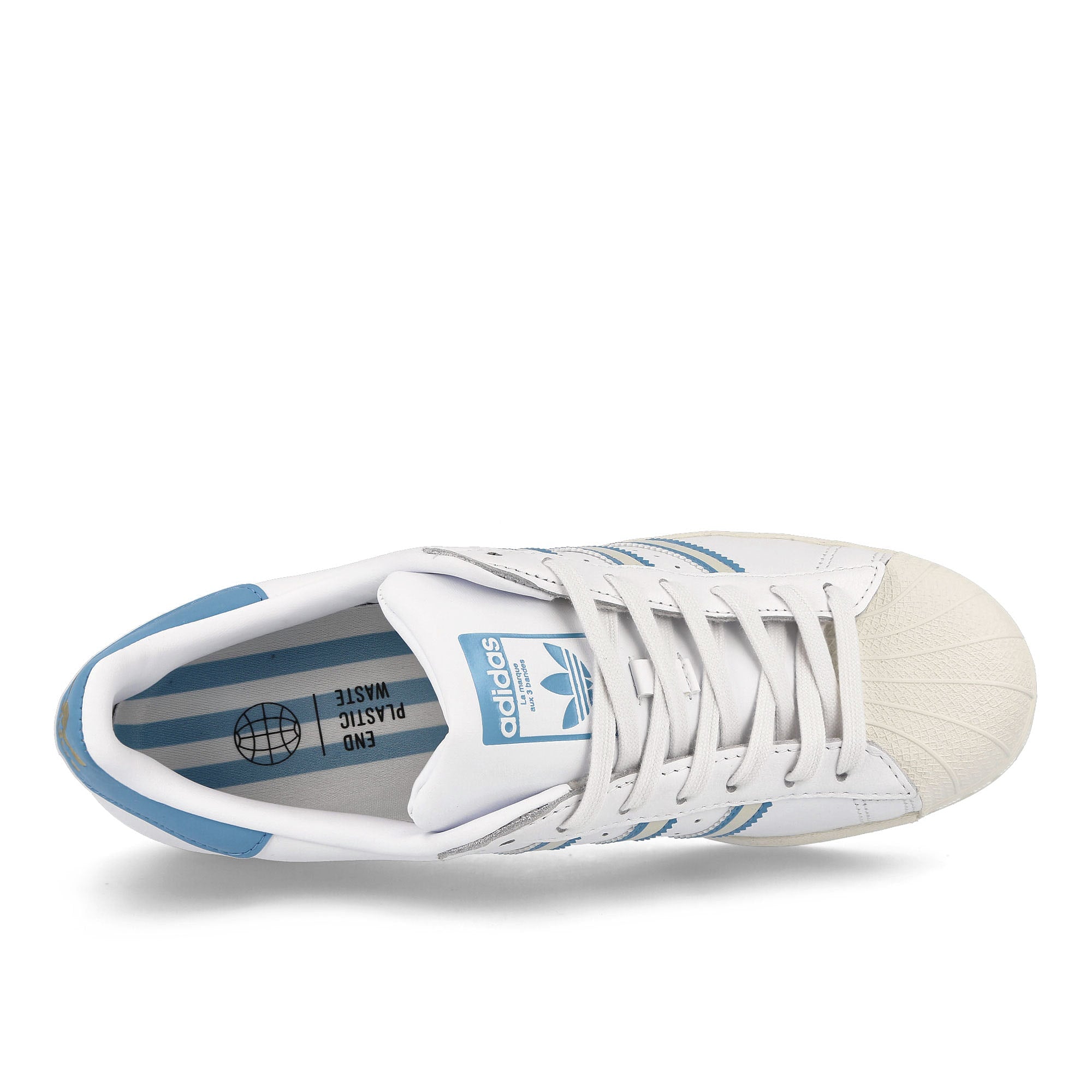 adidas Superstar Footwear White / Off White / Light Blue Sneakers Detailfoto | Overkill