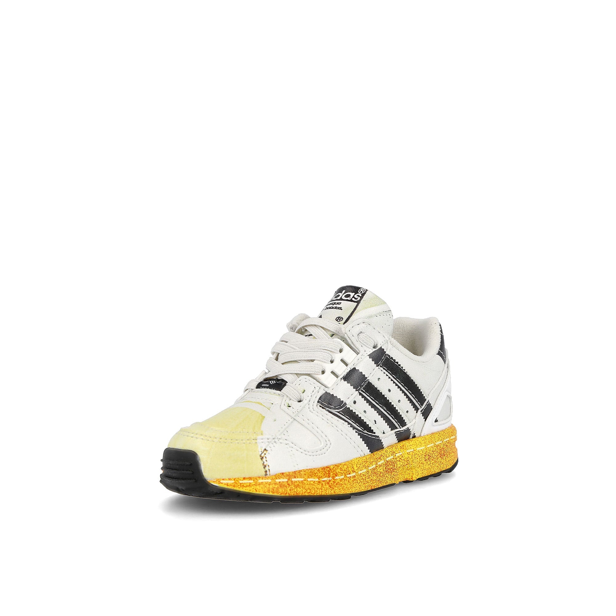 adidas zx 8000 superstar el infants Footwear White-Core Black-Off White Low Top Sneakers Close Up | Overkill