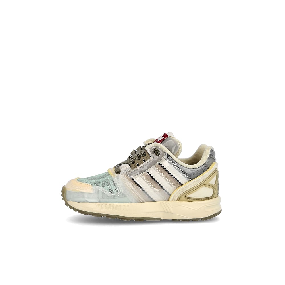 adidas zx 8000 inside out el infants Clear Brown-Chalk White-Sand Low Top Sneakers | Overkill