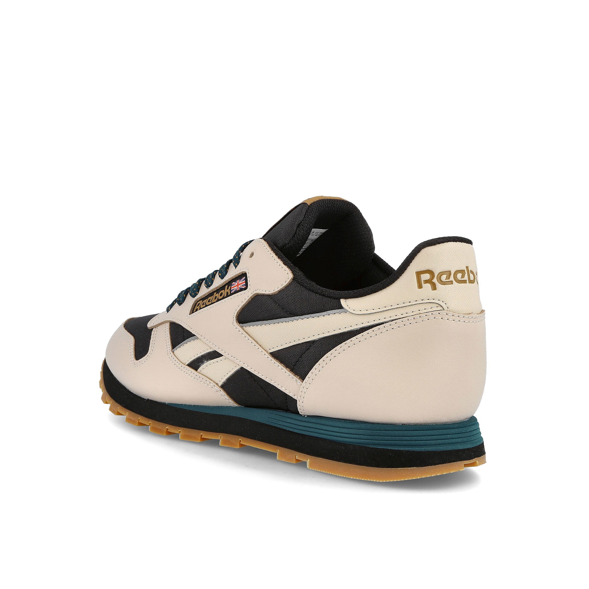 Reebok classic leather Stucco-Core Black-Midnight Pine Sneakers Material | Overkill