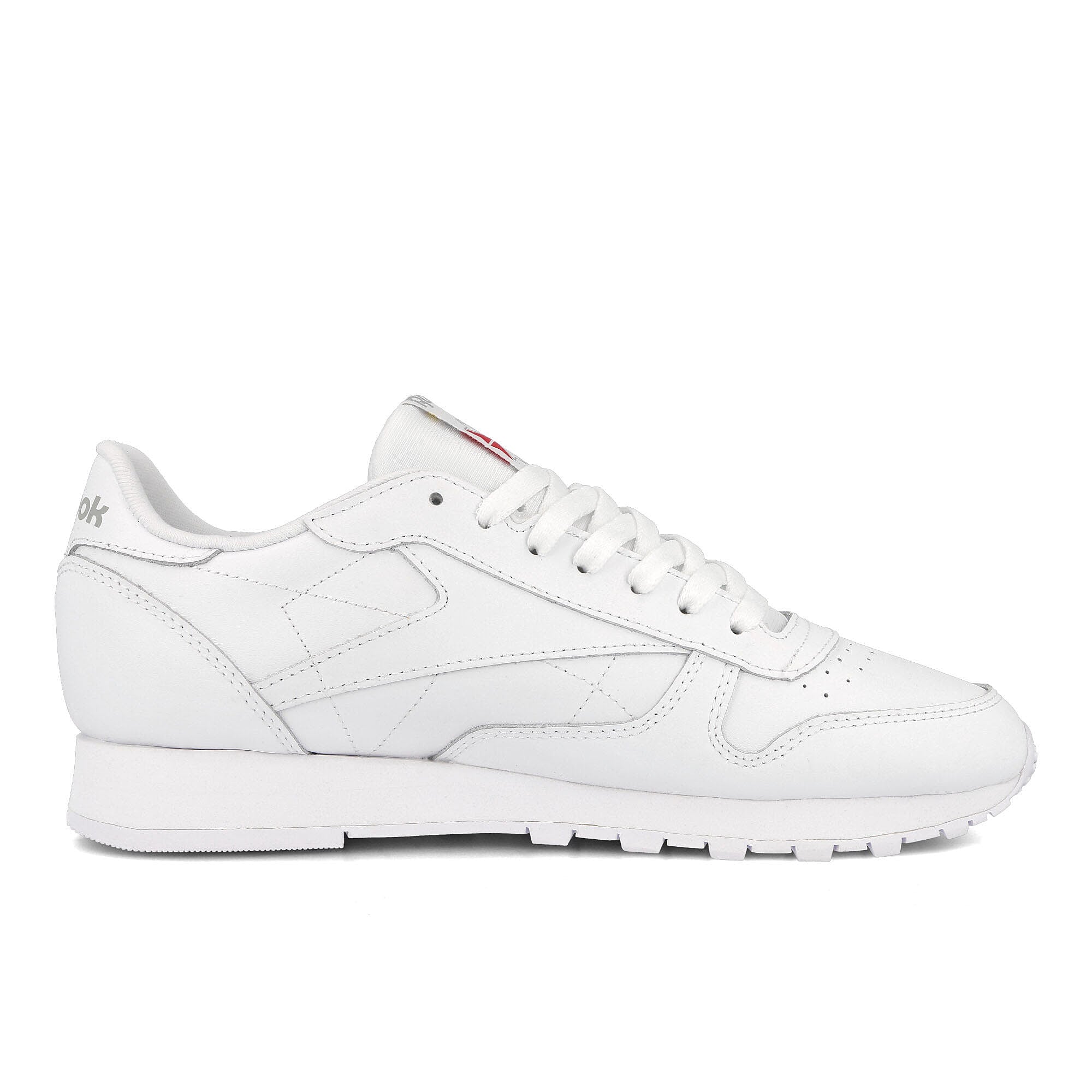 Reebok Classic Leather Footwear White / Footwear White / Pure Grey 3 Low Top Sneakers Silhouette | Overkill