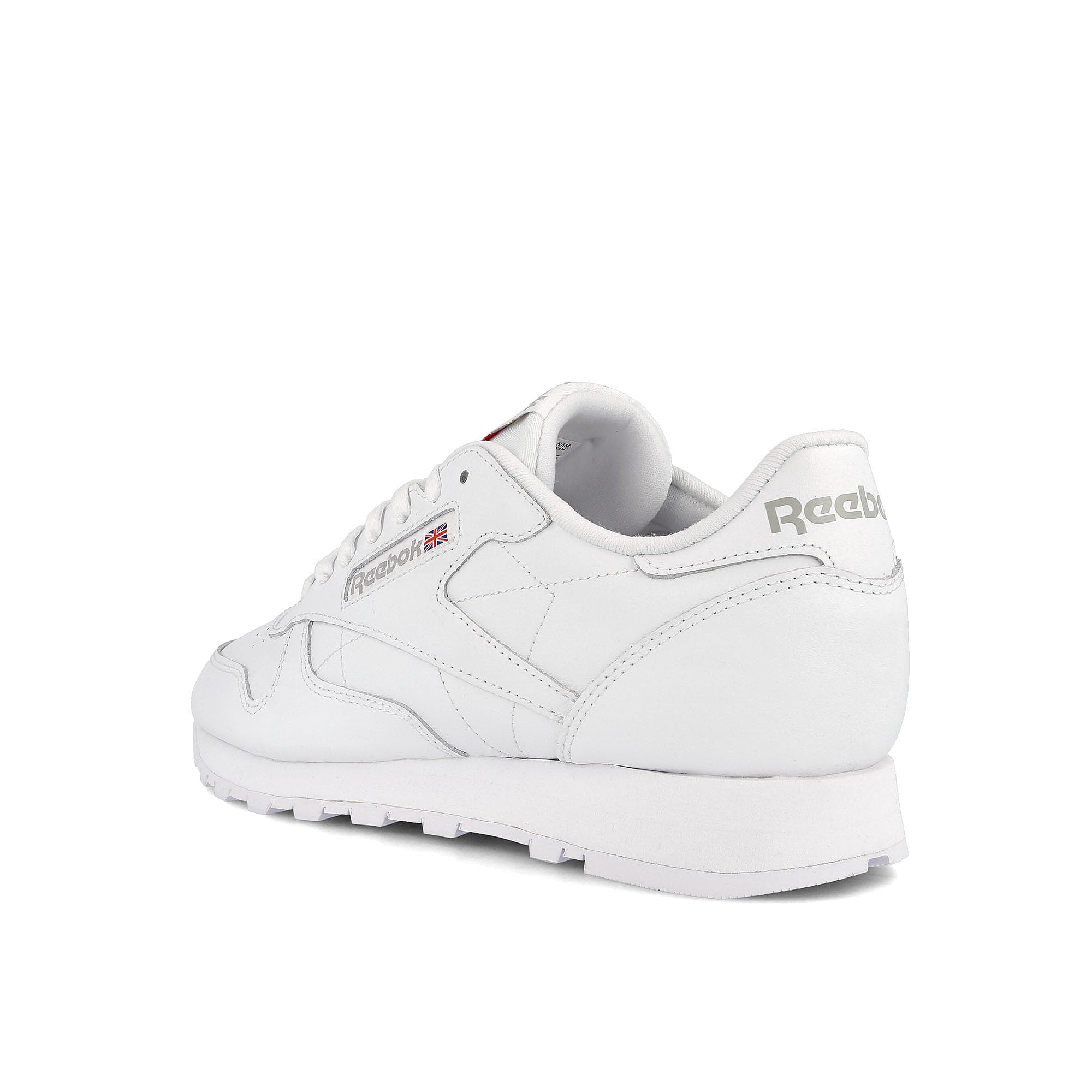 Reebok Classic Leather Footwear White / Footwear White / Pure Grey 3 Low Top Sneakers Material | Overkill