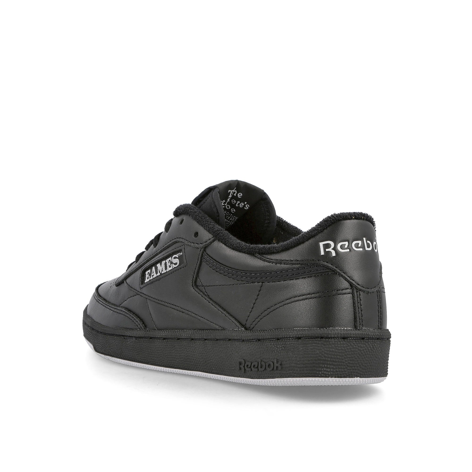 Reebok Eames x Reebok Club C 85 Core Black-Core Black-CDry2 Sneakers Material | Overkill