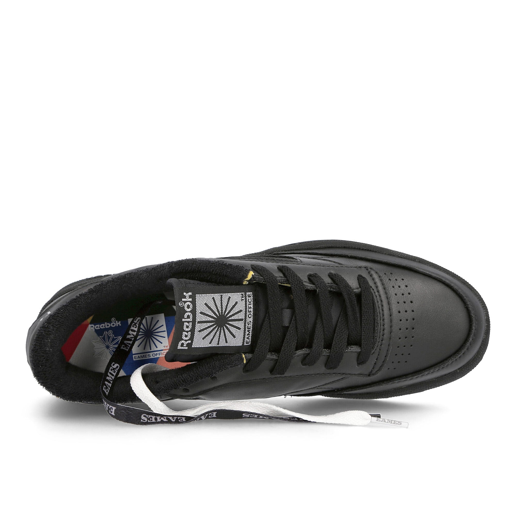 Reebok Eames x Reebok Club C 85 Core Black-Core Black-CDry2 Sneakers Detailfoto | Overkill