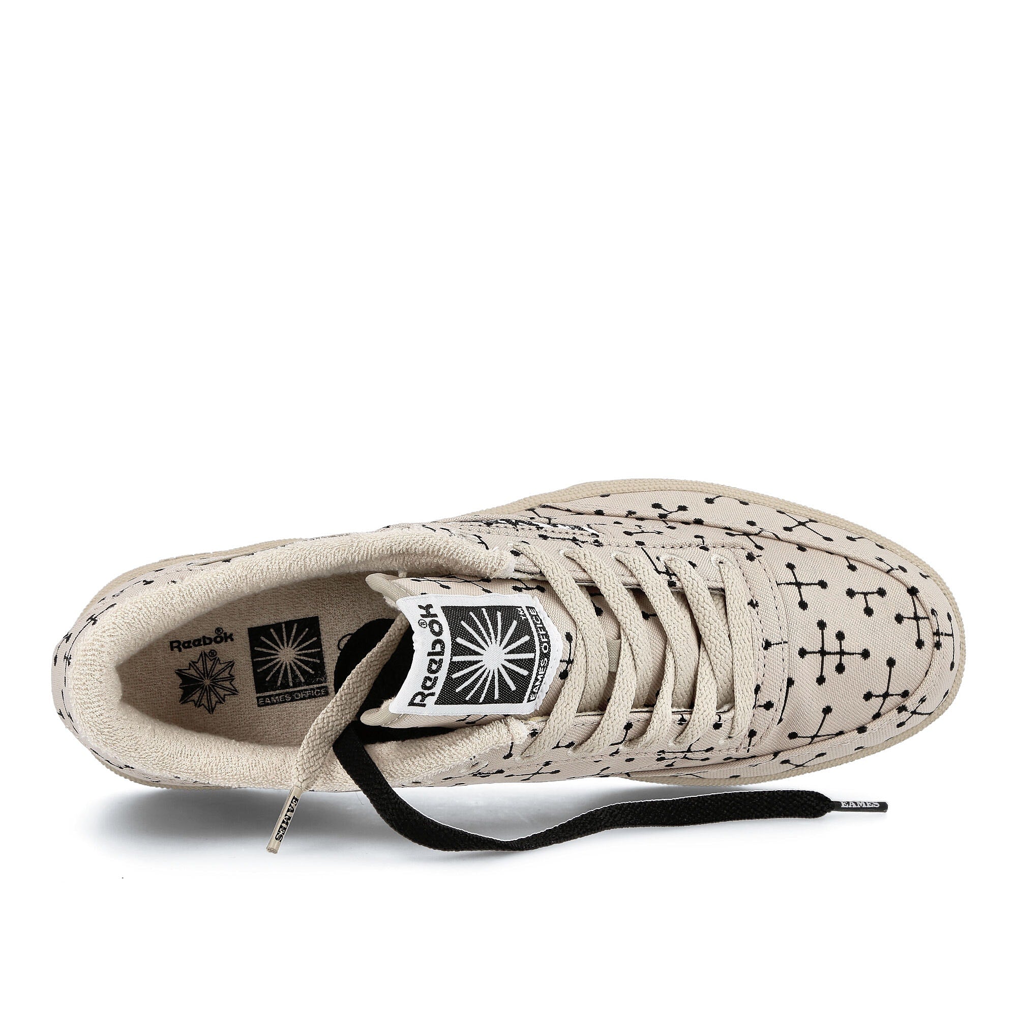 Reebok Eames x Reebok Club C 85 Modern Beige-Modern Beige-Core Black Sneakers Detailfoto | Overkill