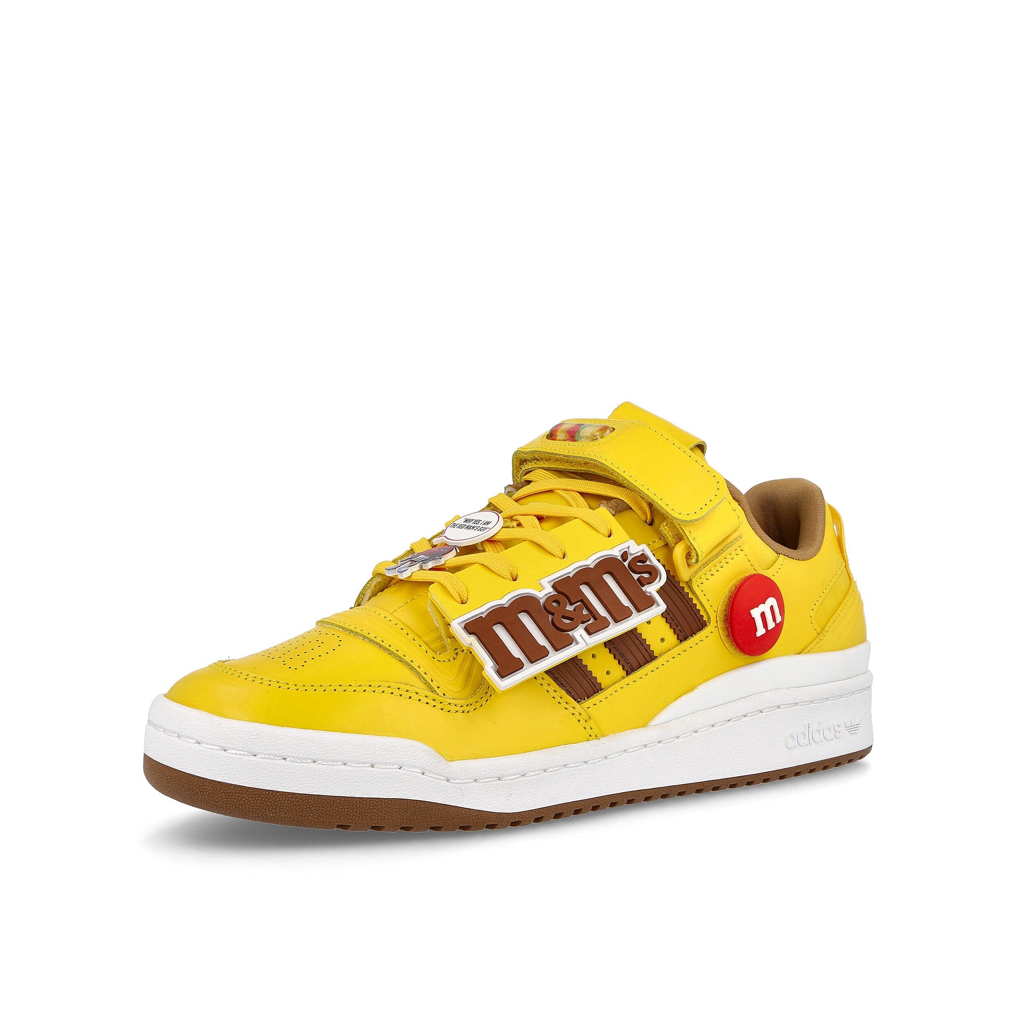adidas M&M´s x adidas Forum Low 84 Yellow / Footwear White / Dark Brown Detail view 1 | Overkill