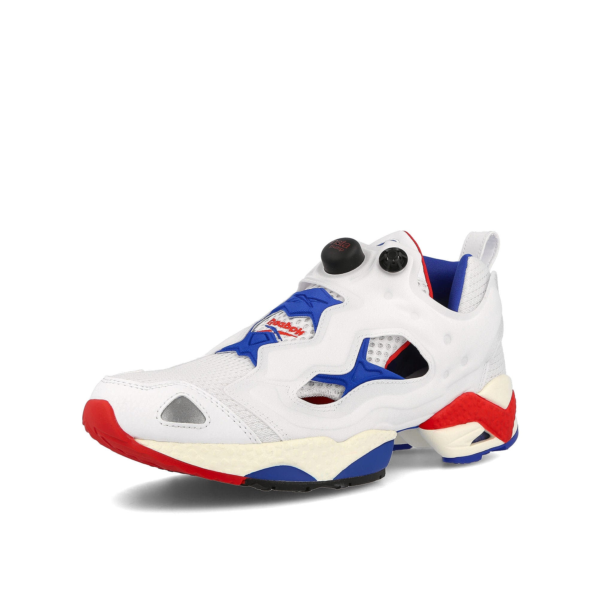 Reebok instapump fury 95 Footwear White-Vector Red-Vector Blue Sneakers Close Up | Overkill