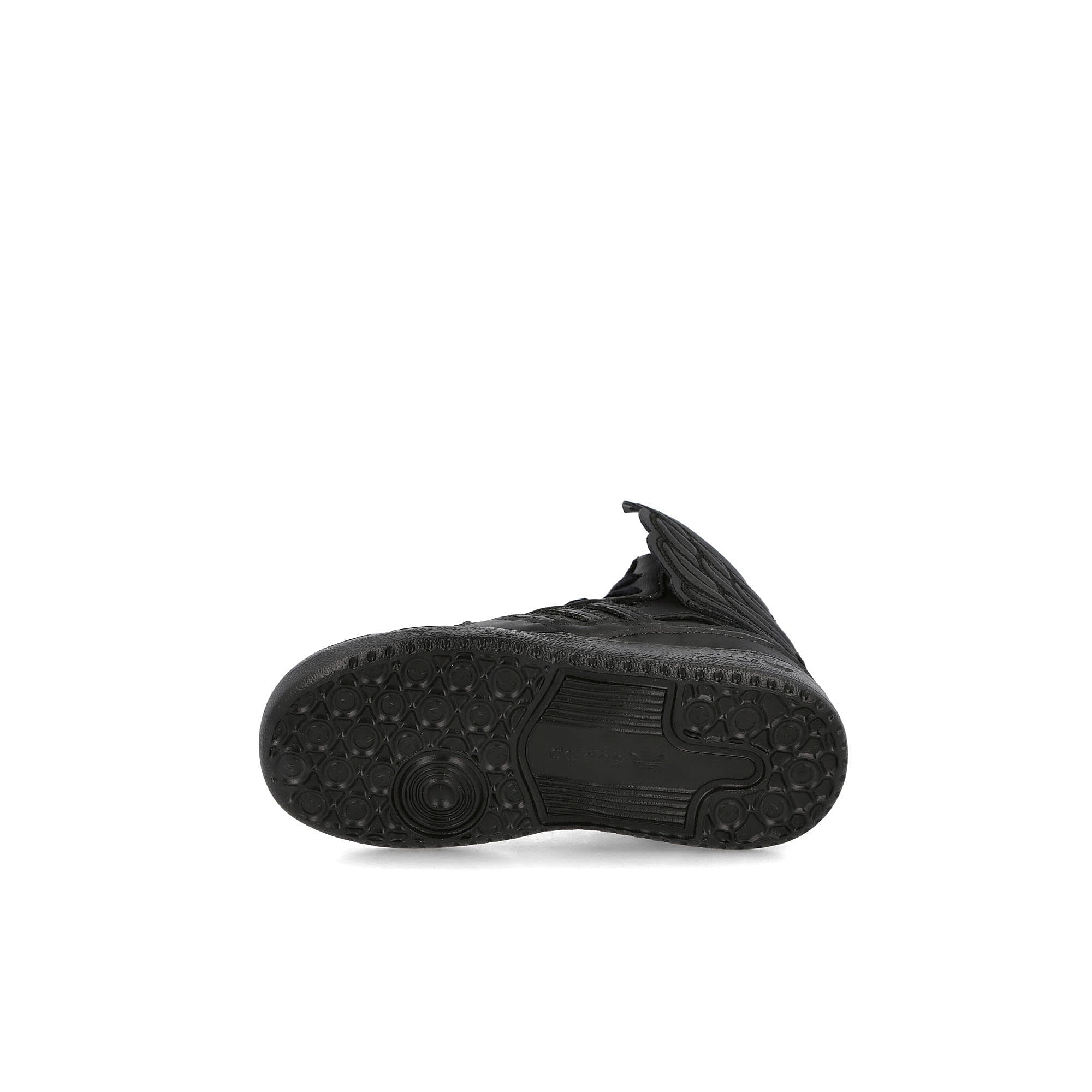 adidas Jeremy Scott x adidas New Wings 4.0 Infants Core Black / Core Black / Footwear White Detail view 2 | Overkill